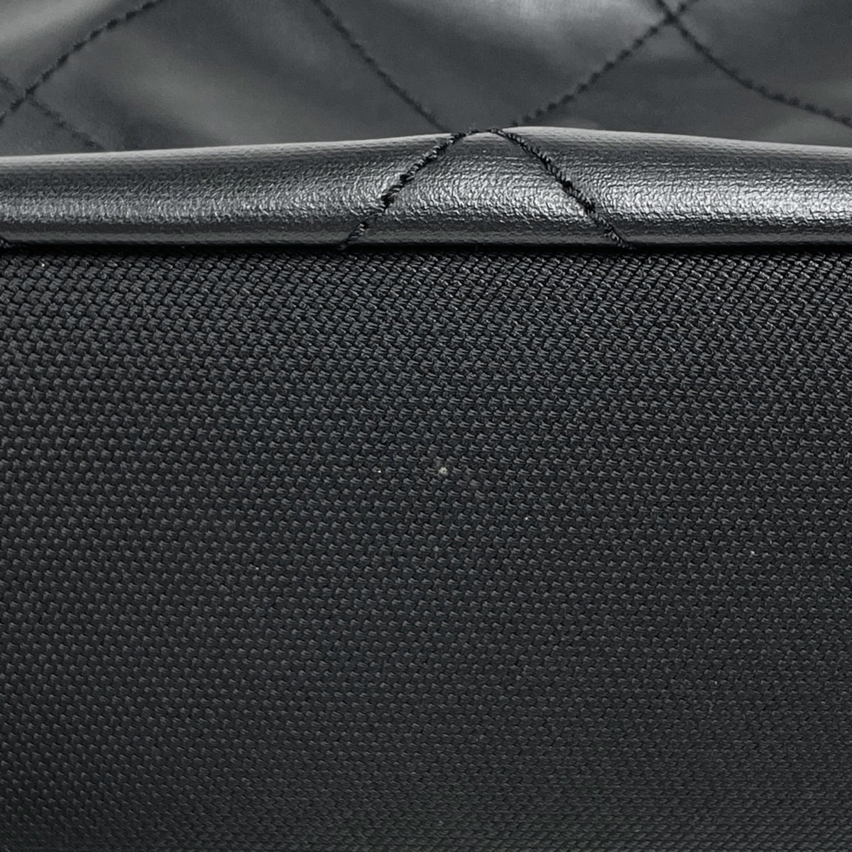 Chanel Black Coated Canvas Tote Bag (Pre-Owned)