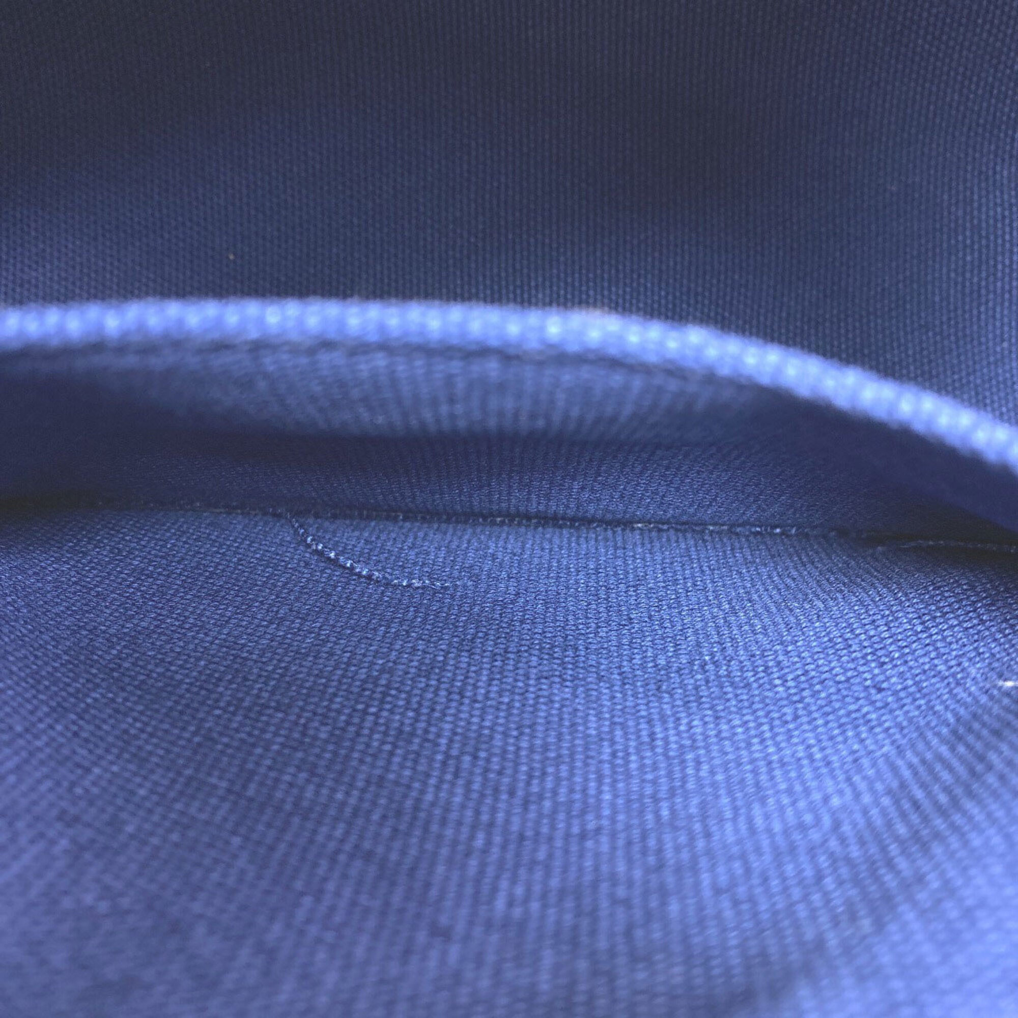 Prada Blue Canvas Handbag (Pre-Owned)