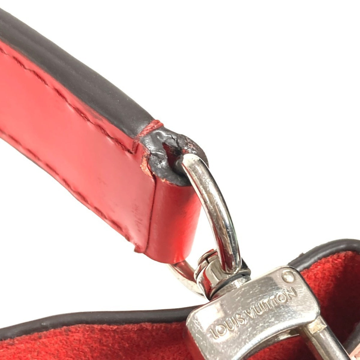 Louis Vuitton Epi Pink Red Color Rose Ballerine Epi Leather Handbag (Pre-Owned)