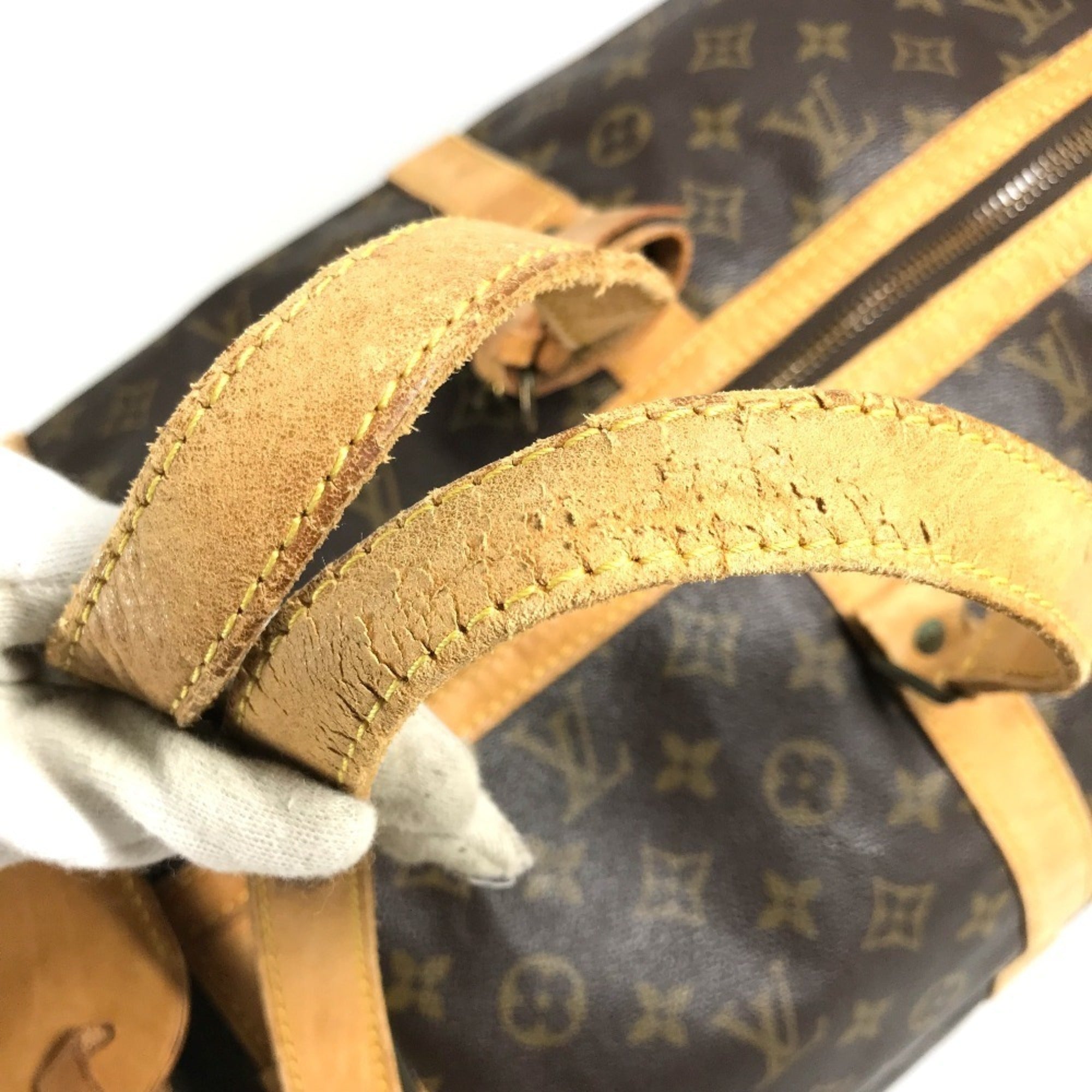 Louis Vuitton Brown Monogram Canvas Boston Bag Handbag (Pre-Owned)