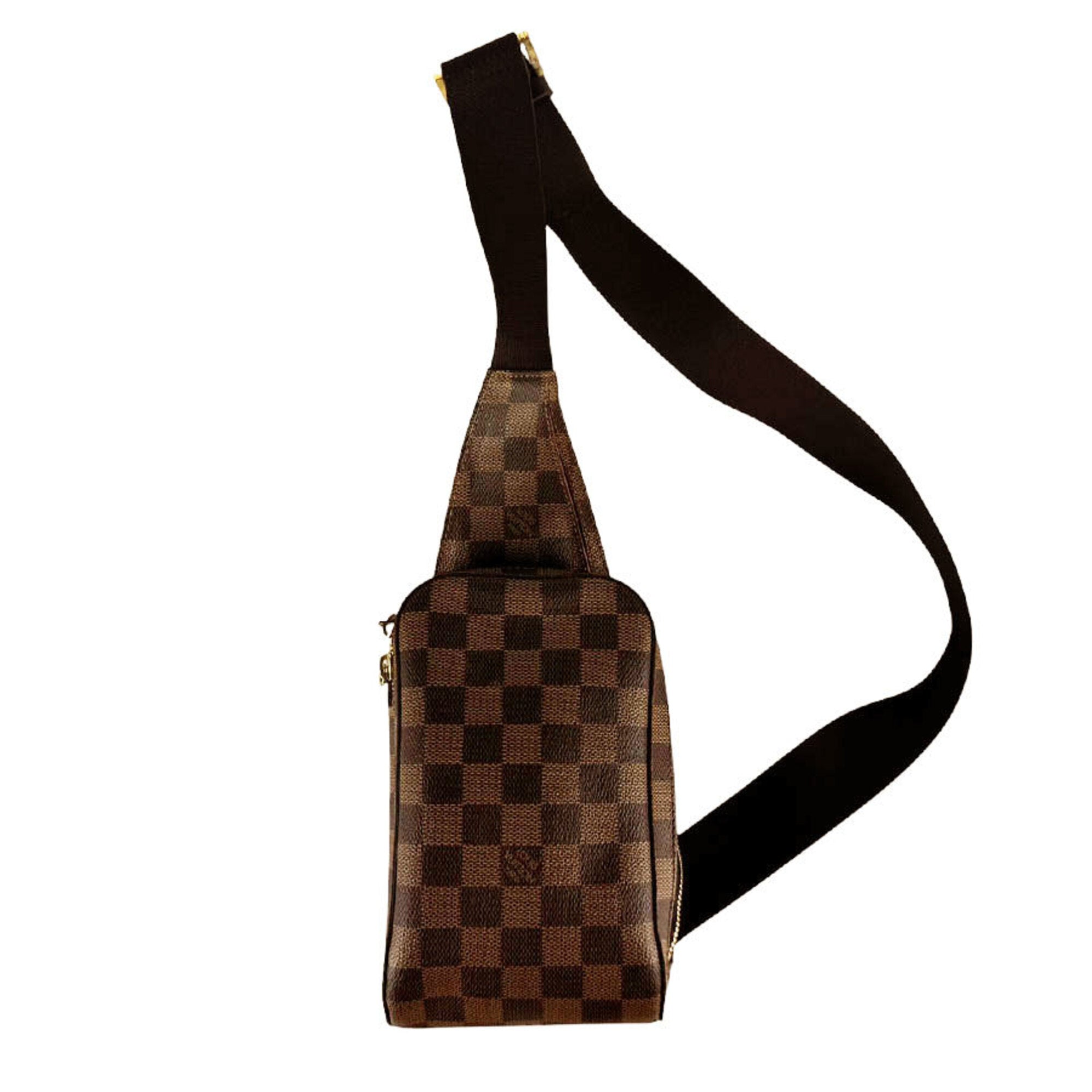 Louis Vuitton Damier Canvas Ebene Damier Canvas Shoulder Bag (Pre-Owned)