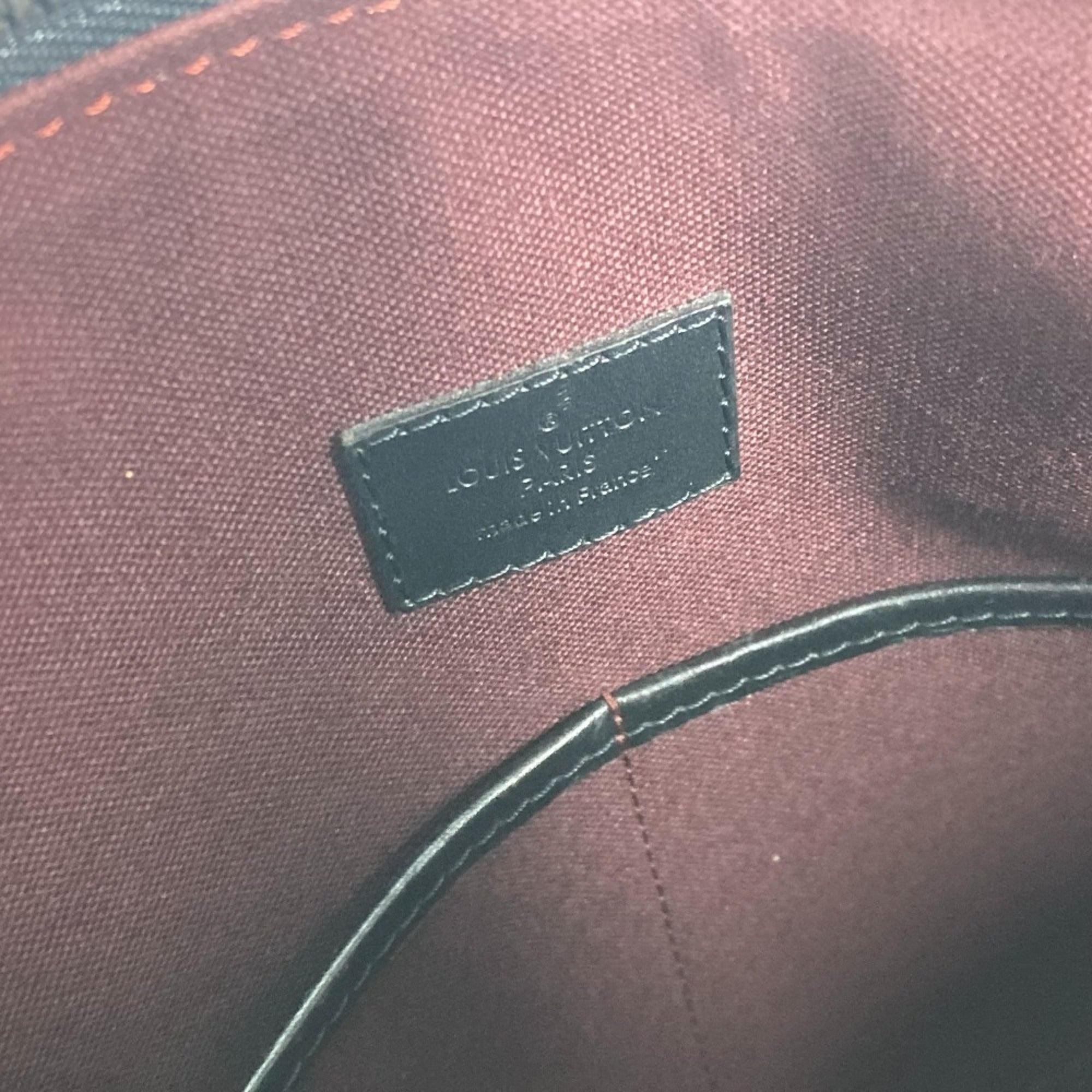 Louis Vuitton Black Brown Galle Monogram Macassar Canvas Shoulder Bag (Pre-Owned)
