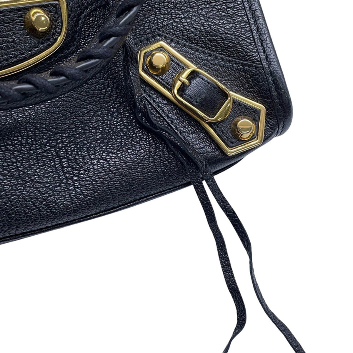 Balenciaga Black Leather Handbag (Pre-Owned)
