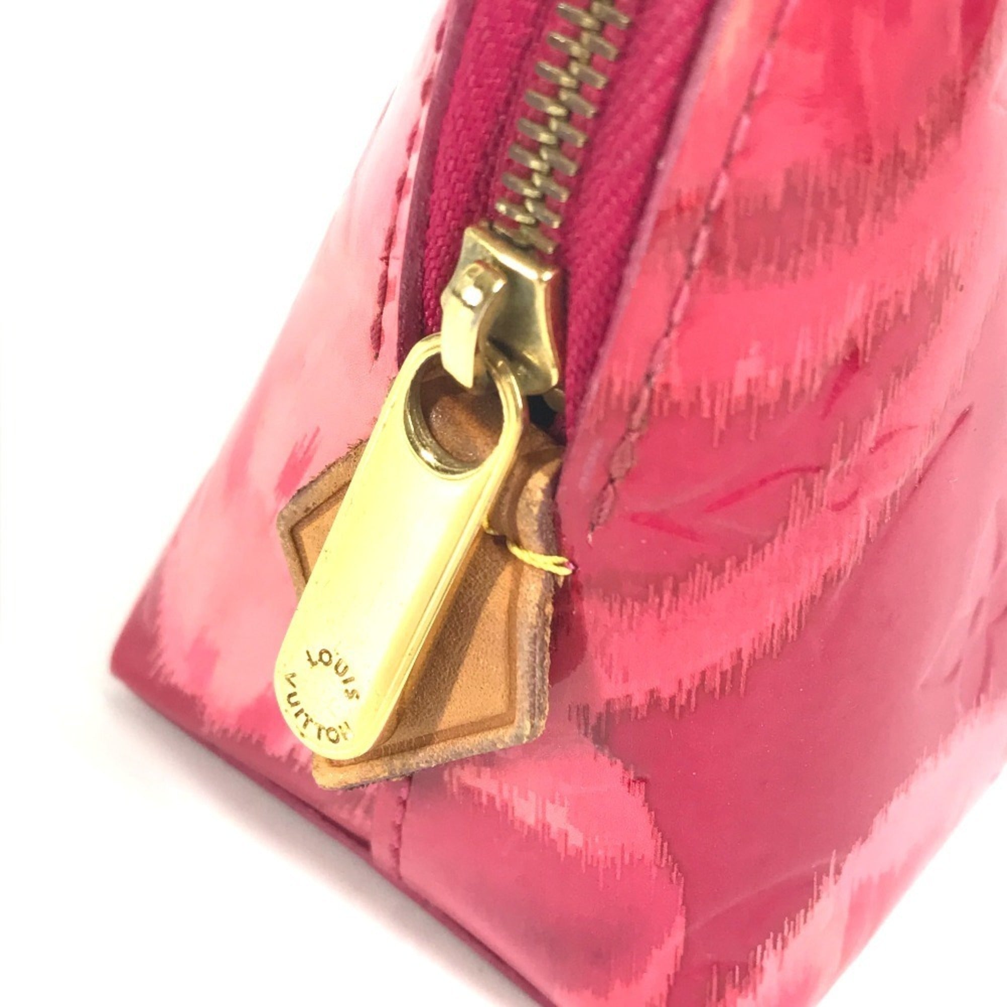 Louis Vuitton Pink Monogram Vernis Pochette Pouch (Pre-Owned)