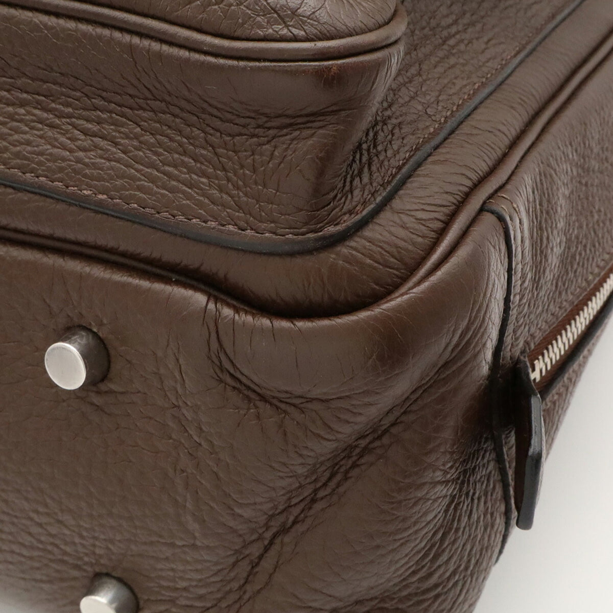 Hermes Brown Taurillon Clemence Leather Shoulder Bag (Pre-Owned)