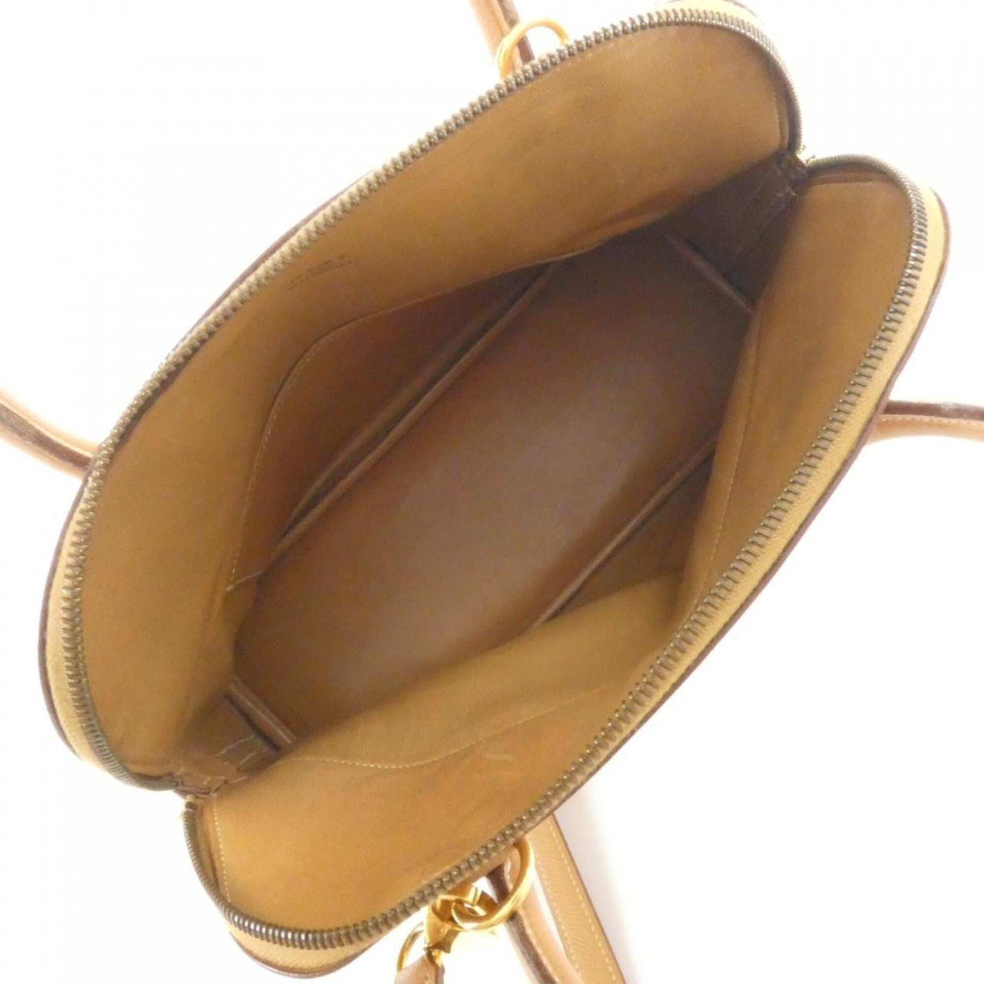 Hermes Natural Courchevel Leather Handbag (Pre-Owned)