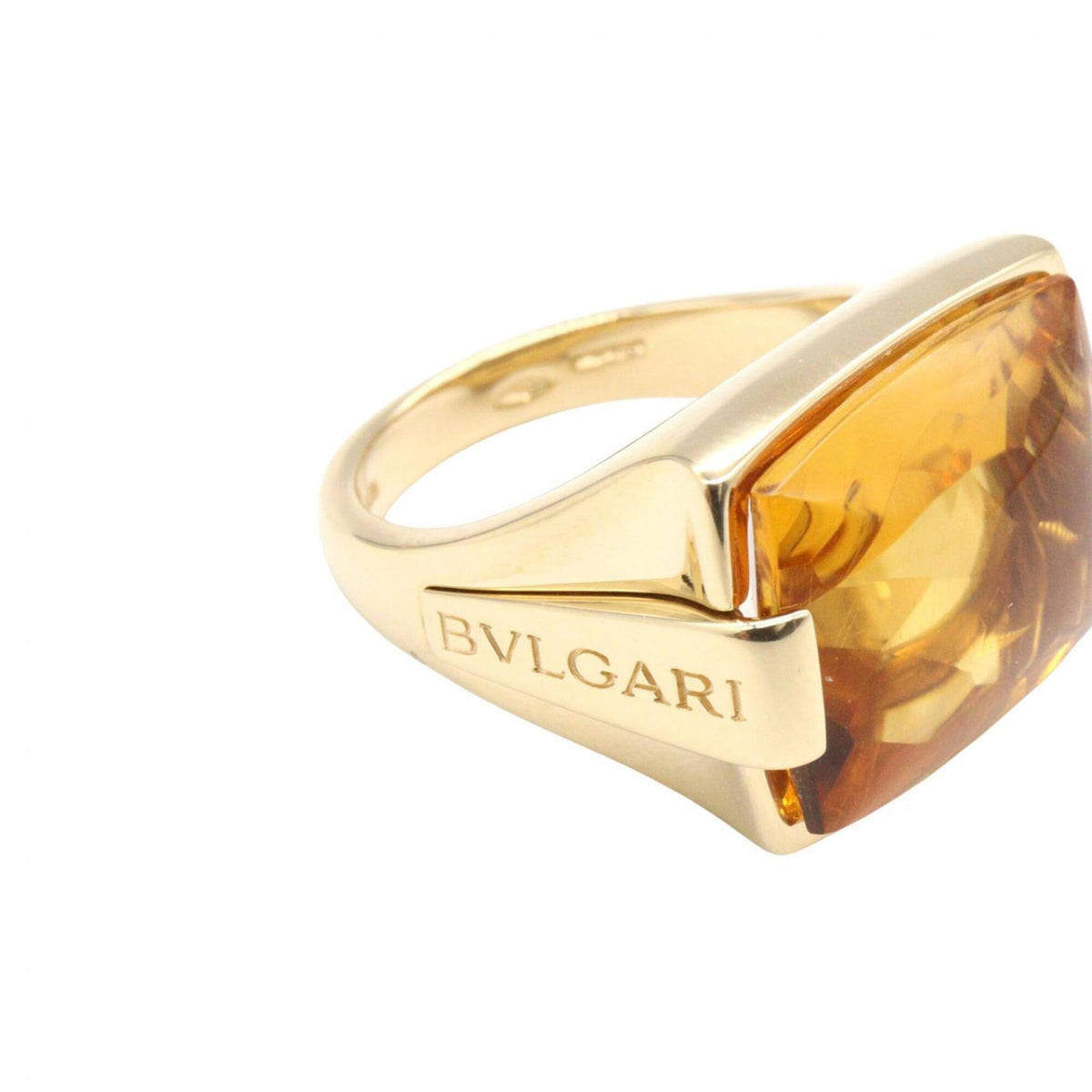 Bvlgari Yellow Yellow Gold Yellow Gold (18K) Band Ring (Pre-Owned)