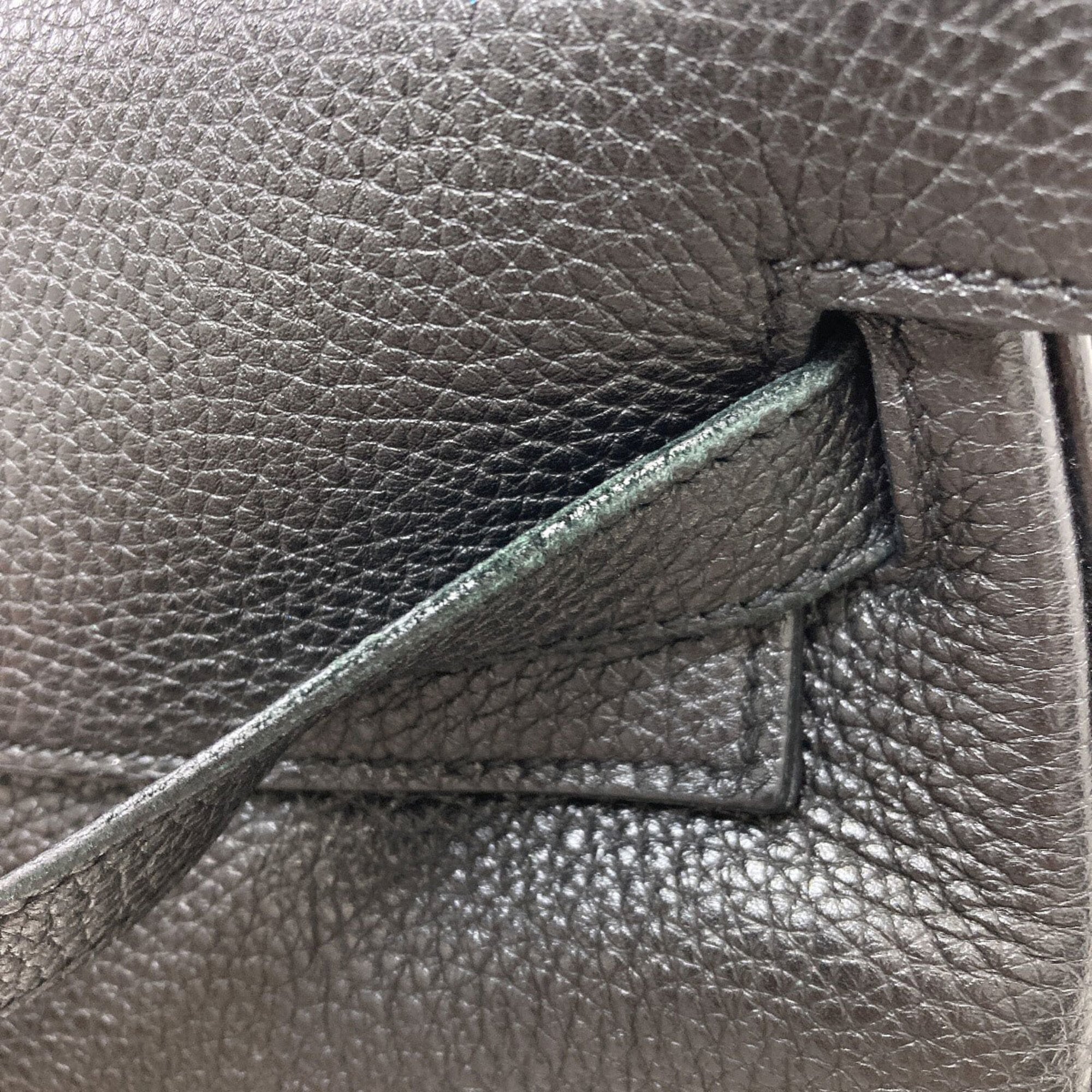 Hermes Kelly Black Togo Leather Handbag (Pre-Owned)
