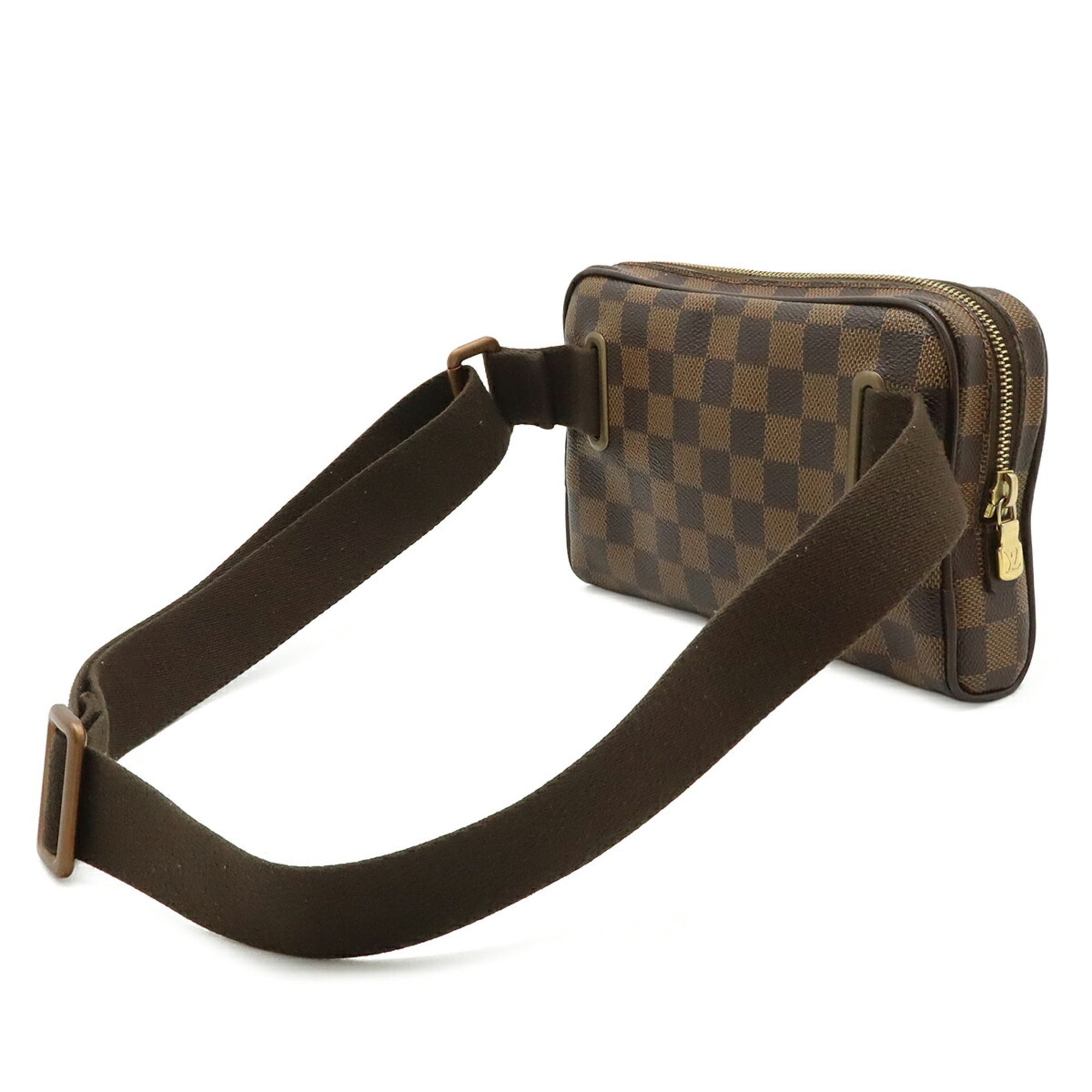 Louis Vuitton Brown Damier Canvas Pvc Sling Bag (Pre-Owned)