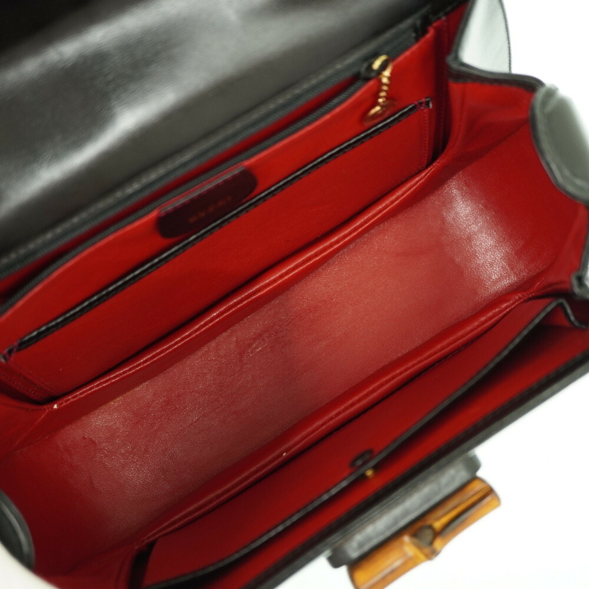 Gucci Black Leather Handbag (Pre-Owned)
