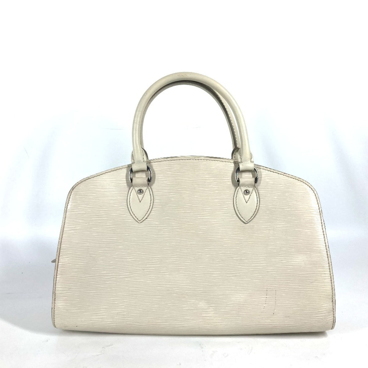 Louis Vuitton Lv Off White White Epi Leather Boston Bag Handbag (Pre-Owned)