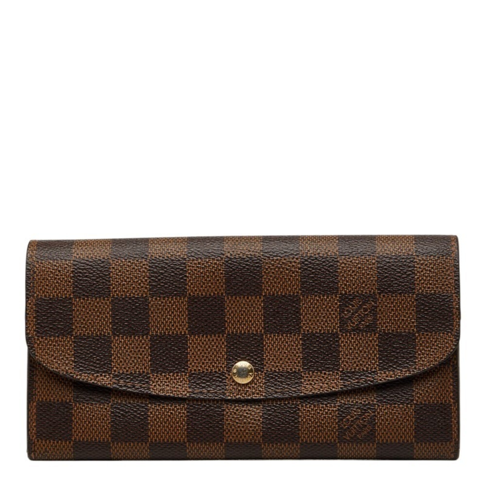 Louis Vuitton Brown Damier Canvas Pvc Coin Purse/Coin Case (Pre-Owned)