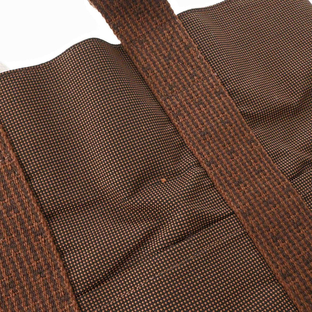 Hermes Brown Canvas Tote Bag (Pre-Owned)