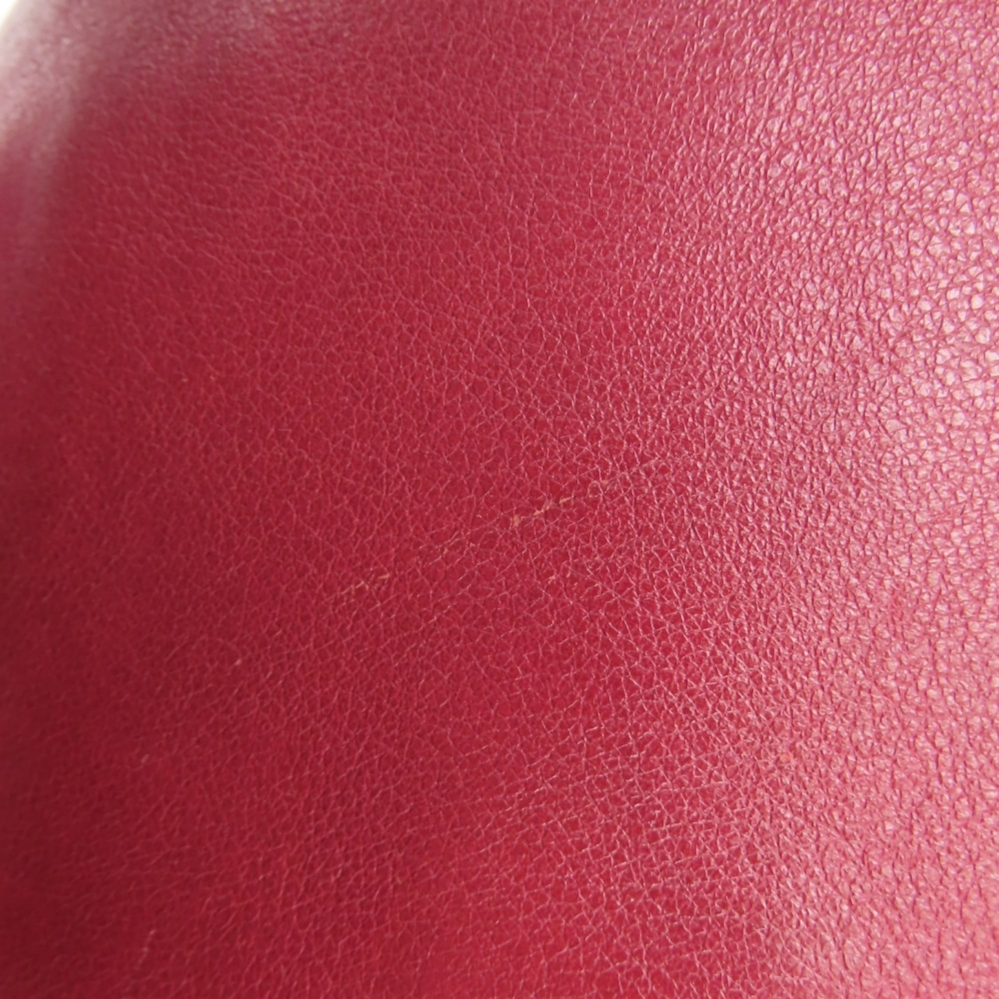 Coach Bordeaux Leather Shoulder Bag (Pre-Owned)