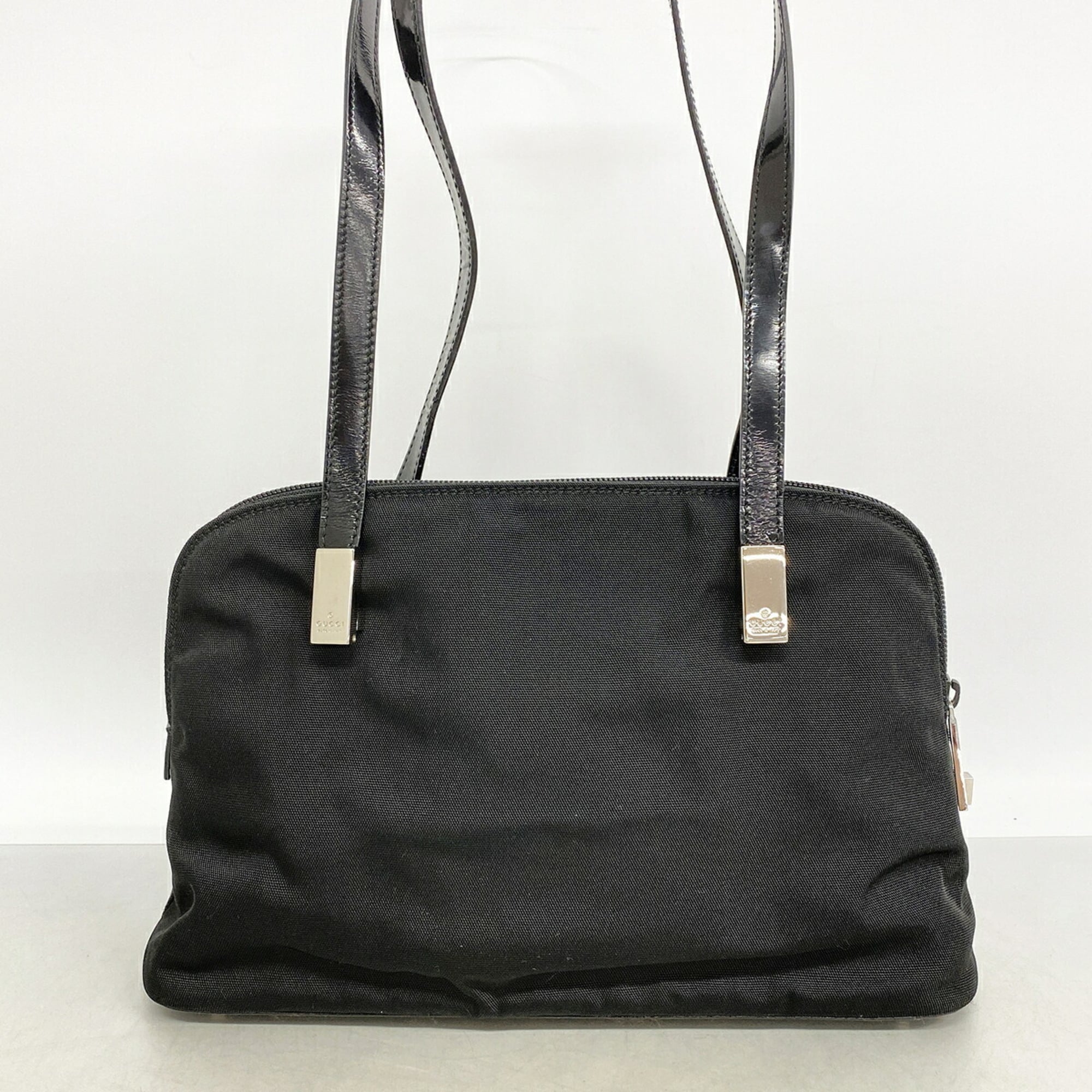Gucci Black Canvas Shoulder Bag (Pre-Owned)