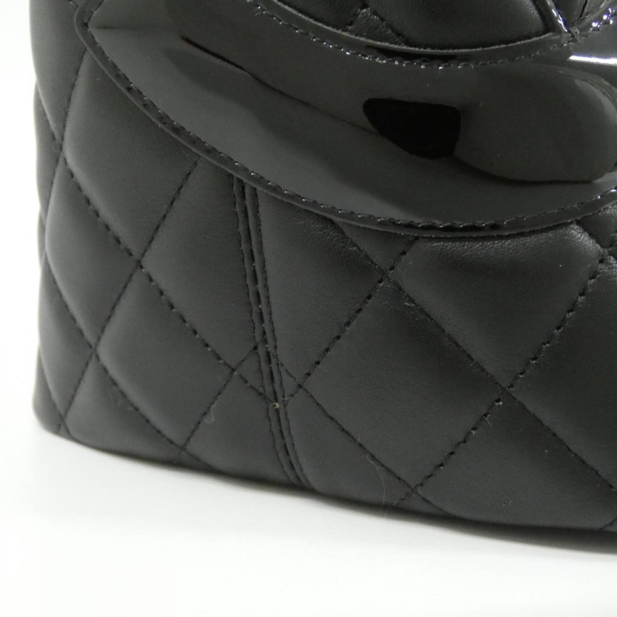 Chanel Black Leather Handbag (Pre-Owned)