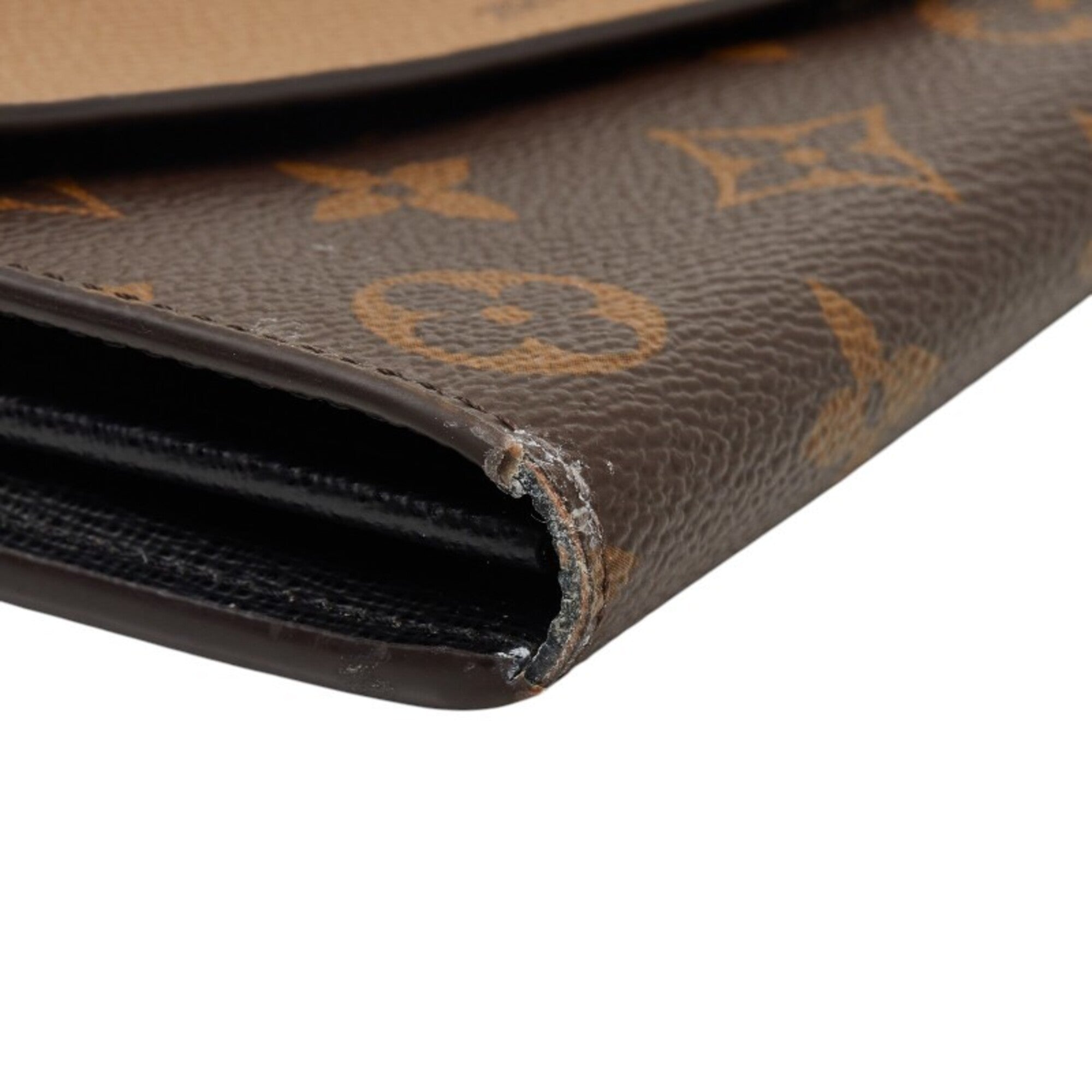 Louis Vuitton Monogram Brown Pvc Leather Long Wallet (Bi-Fold) (Pre-Owned)