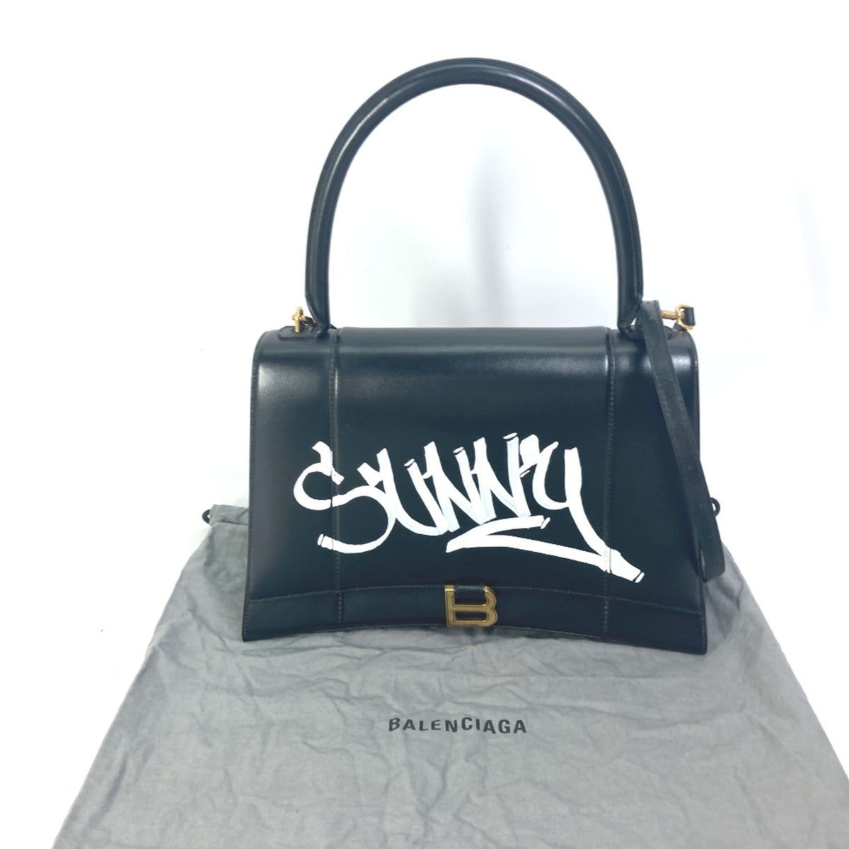 Balenciaga Black Leather Handbag (Pre-Owned)