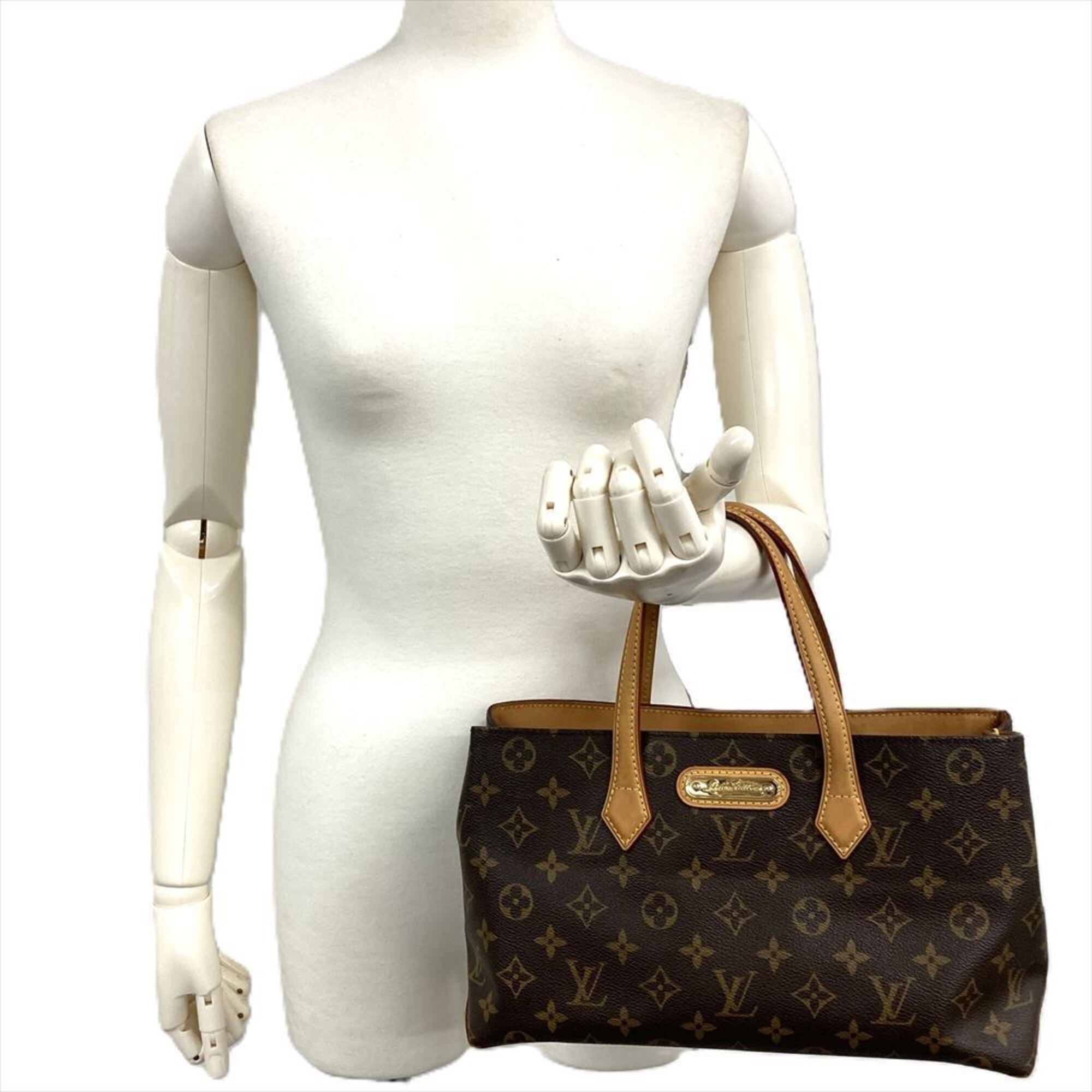 Louis Vuitton Brown Monogram Canvas Handbag (Pre-Owned)