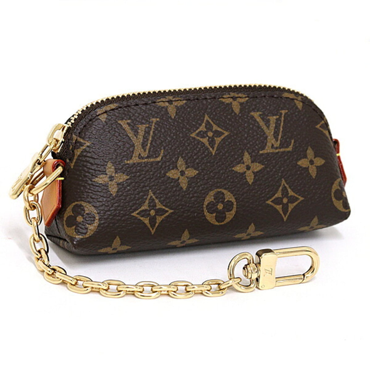 Louis Vuitton Monogram Brown Monogram Canvas Leather Pochette Pouch (Pre-Owned)