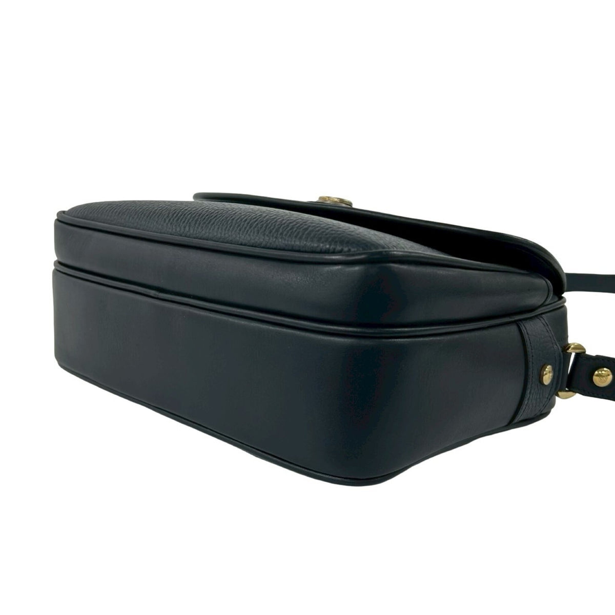 Gucci Navy Leather Pochette Shoulder Bag (Pre-Owned)