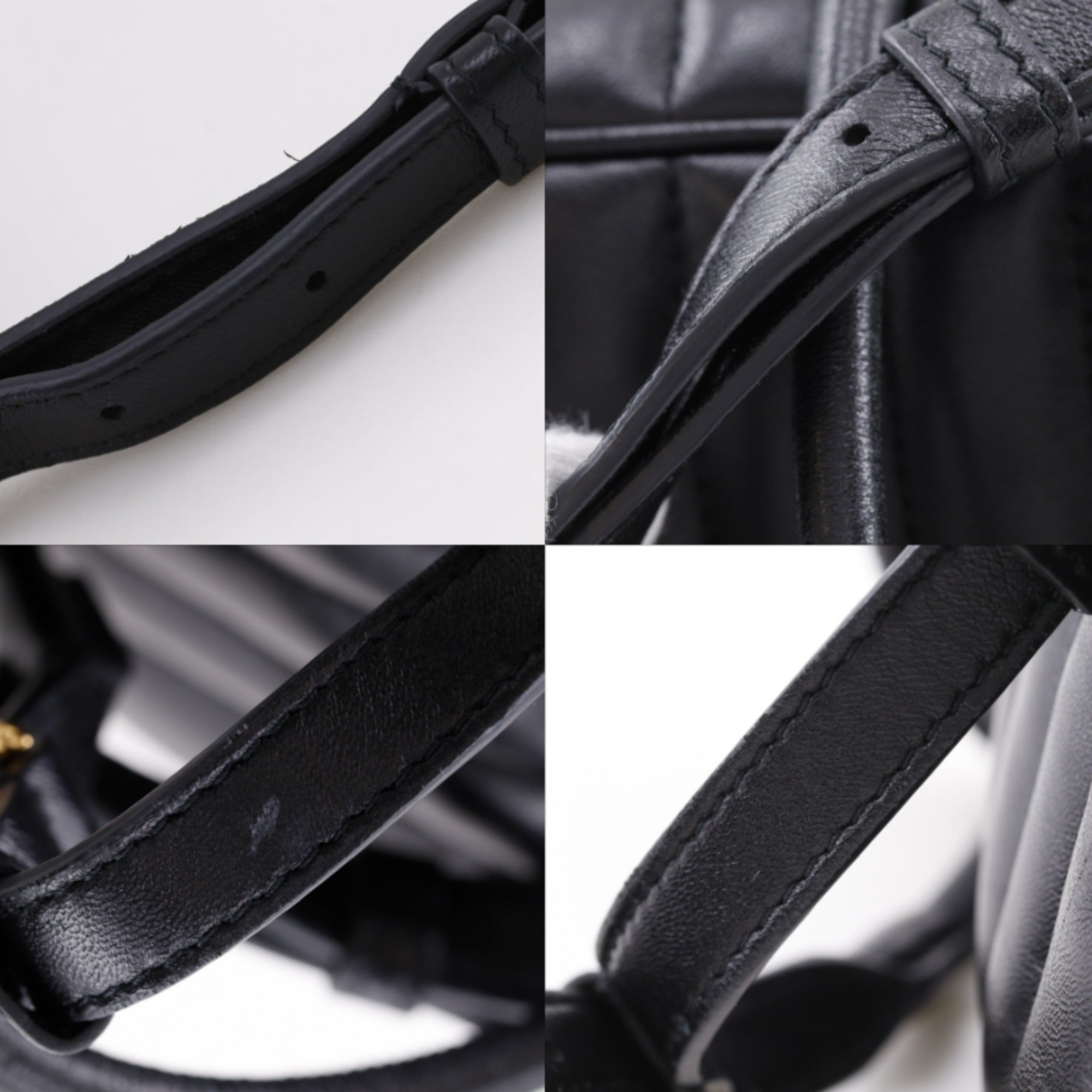 Burberry Black Leather Backpack (Pre-Owned)