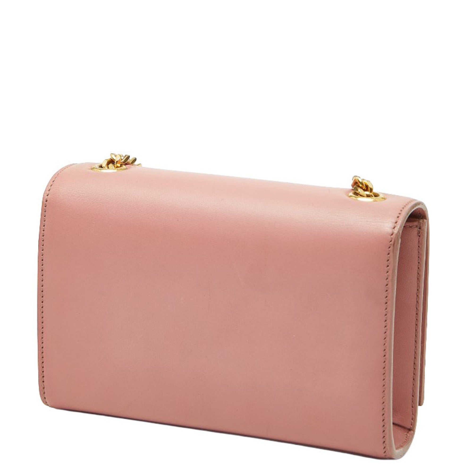 Saint Laurent Pink Leather Shoulder Bag (Pre-Owned)