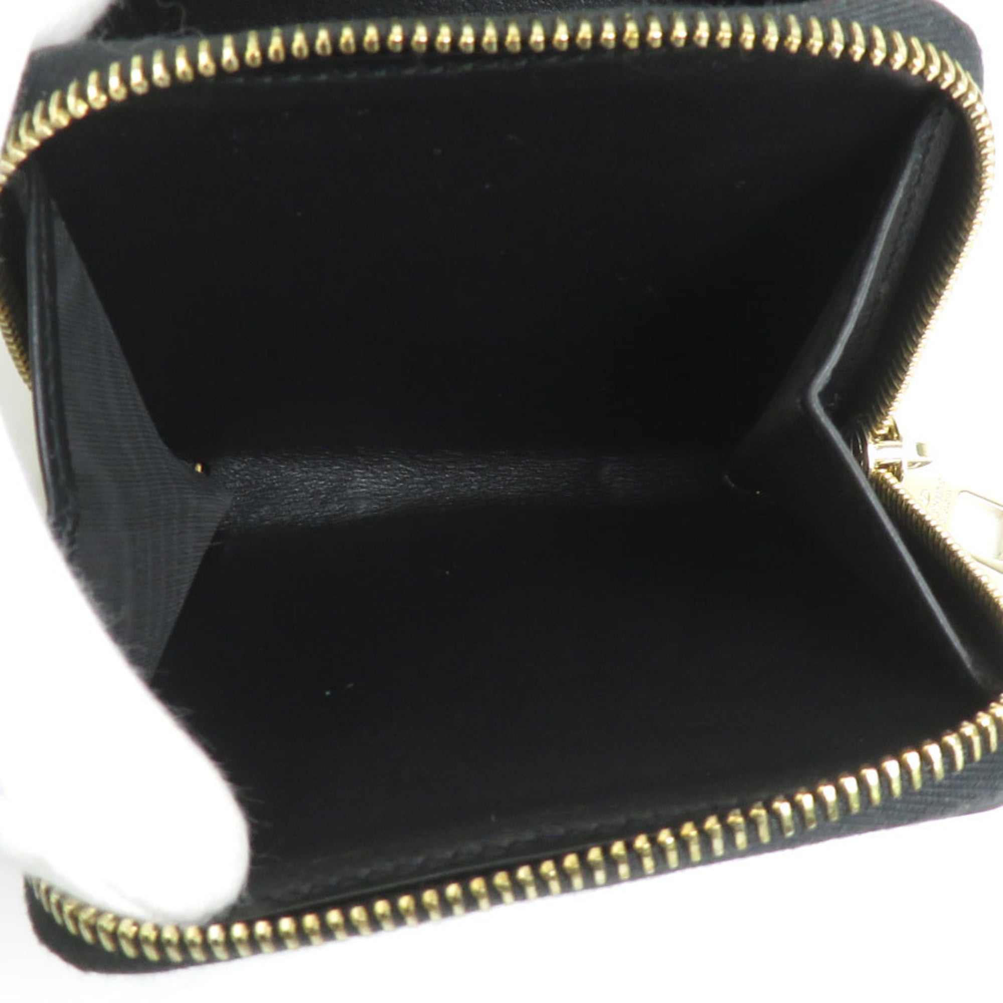 Valentino Garavani Black Leather Coin Purse/Coin Case (Pre-Owned)