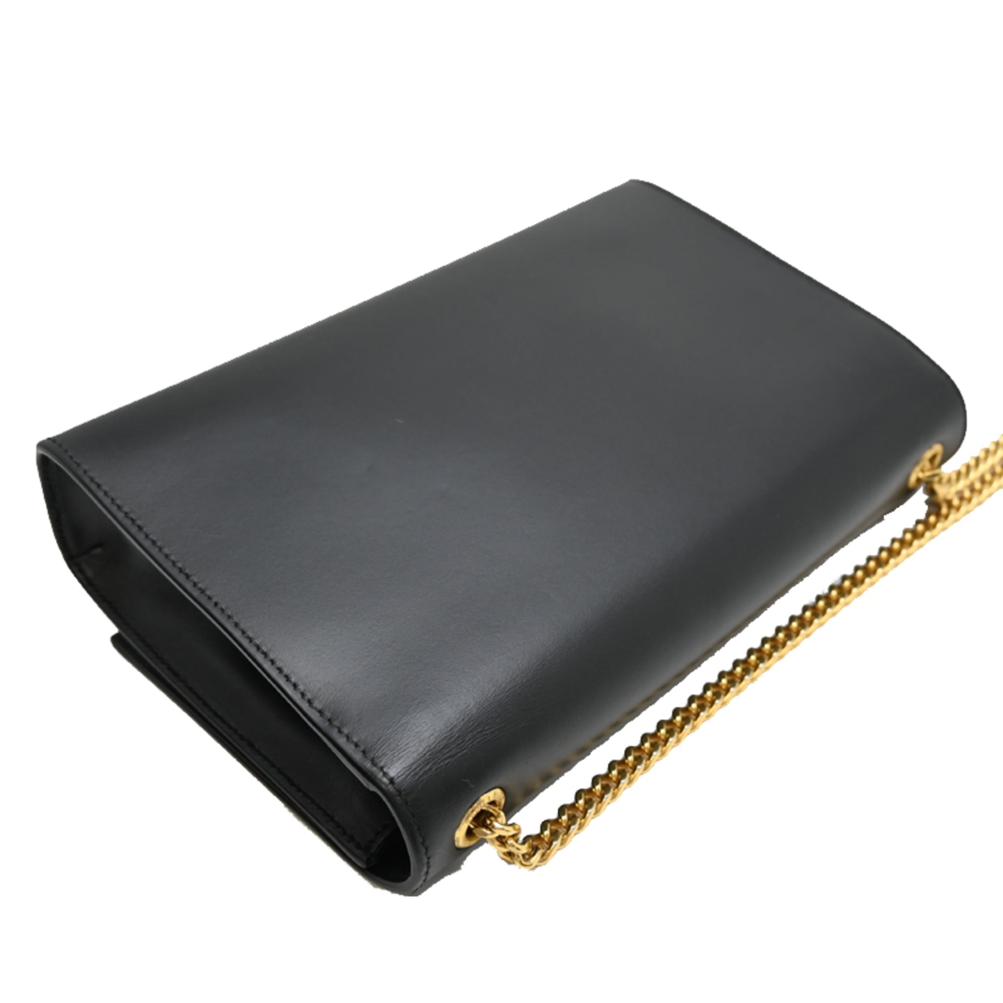 Yves Saint Laurent Black Leather Shoulder Bag (Pre-Owned)