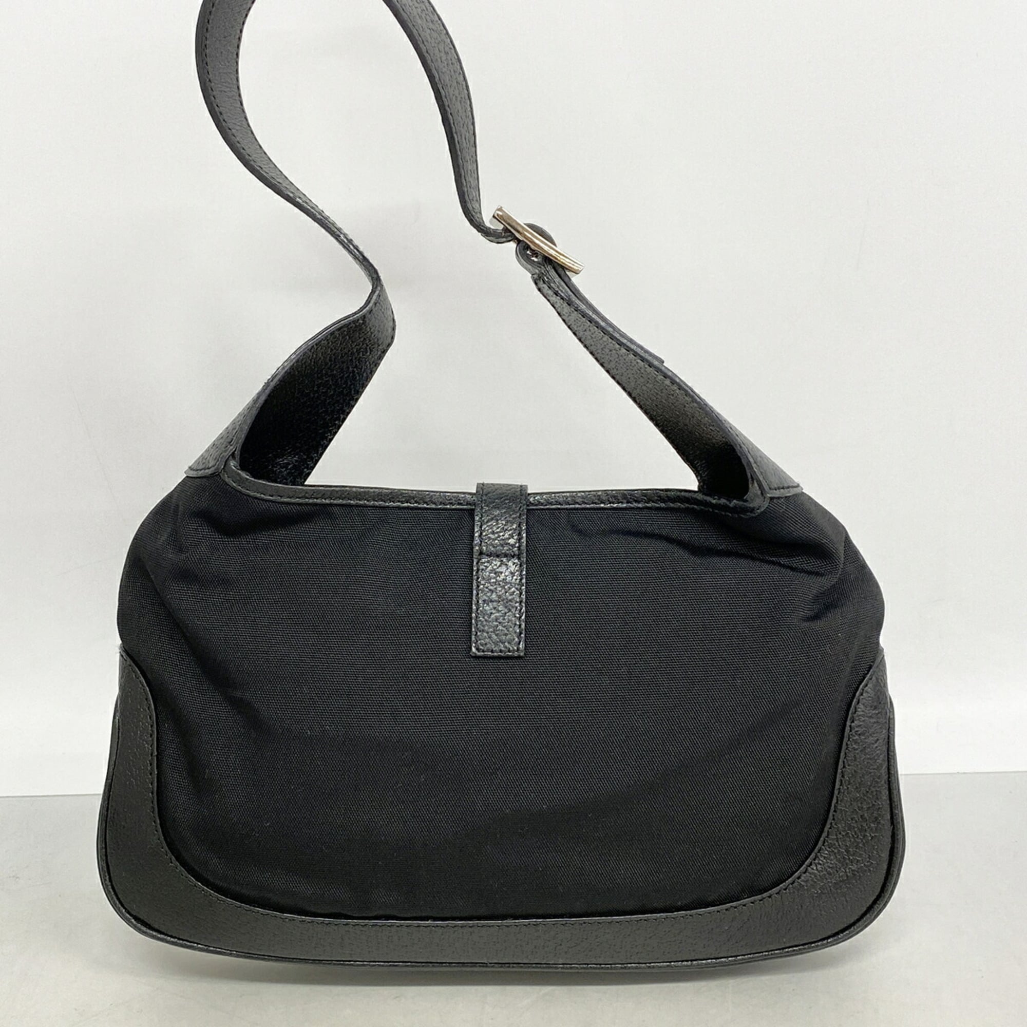 Gucci Black Nylon Canvas Handbag (Pre-Owned)