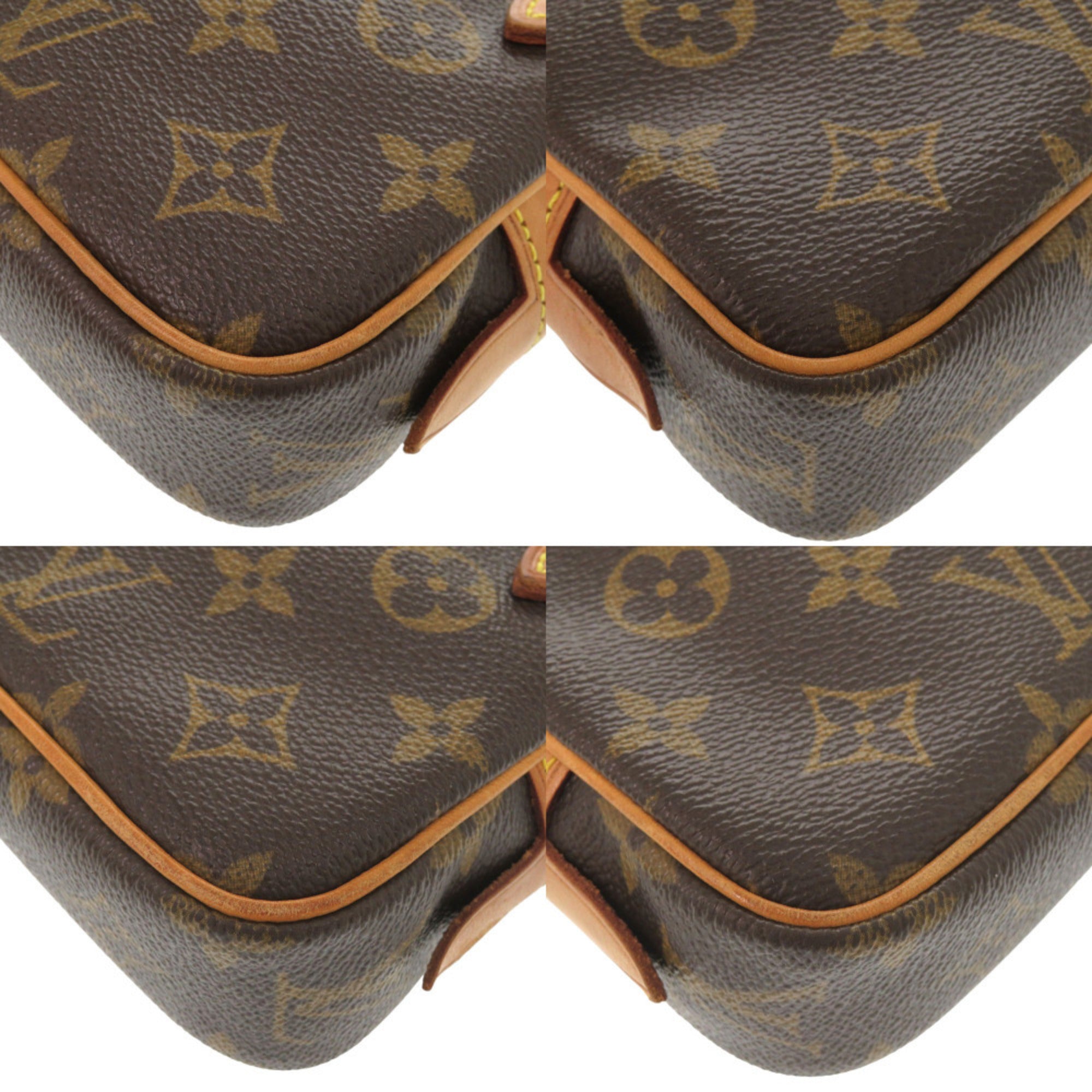 Louis Vuitton Brown Monogram Canvas Shoulder Bag (Pre-Owned)