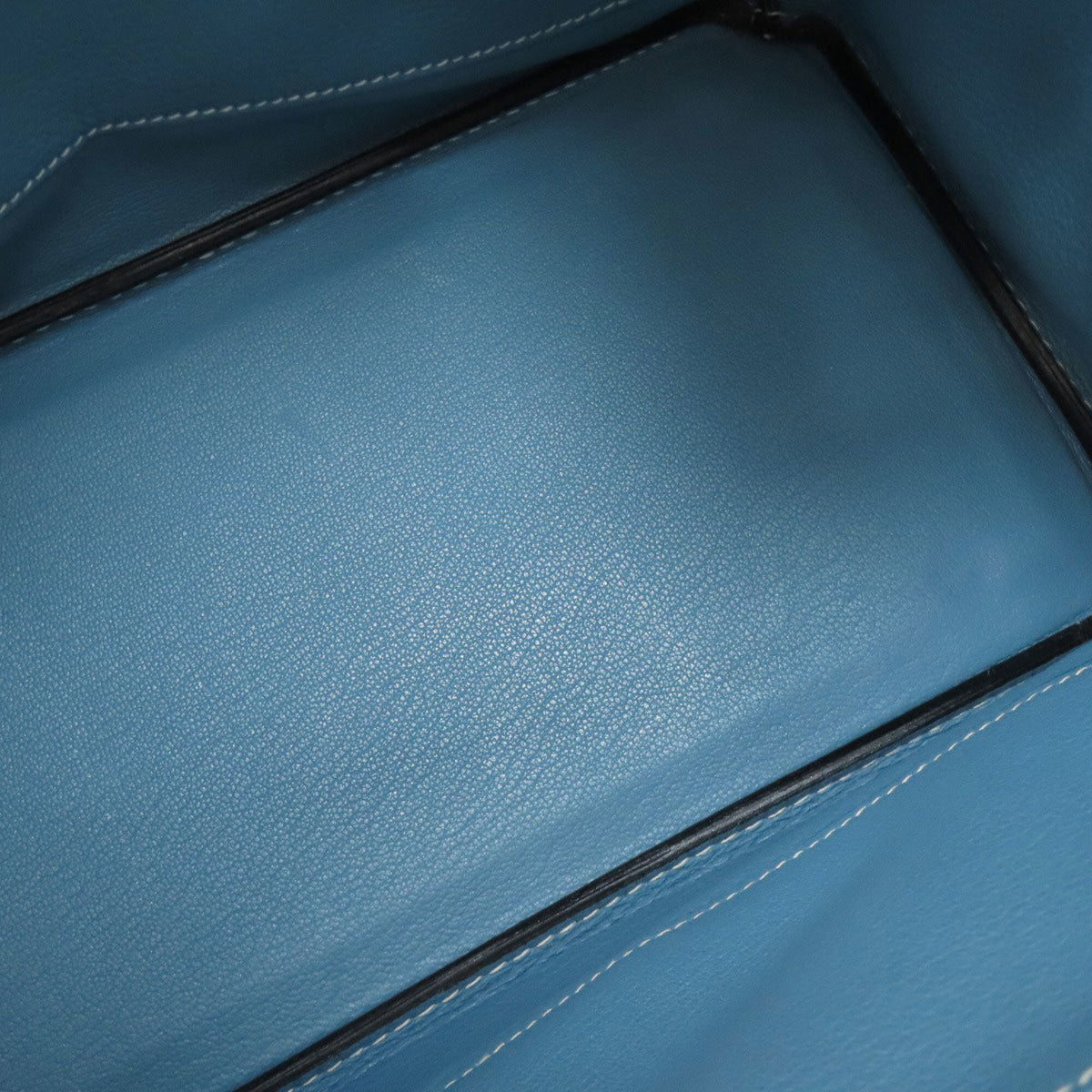 Hermes Blue Jean Epsom Leather Handbag (Pre-Owned)