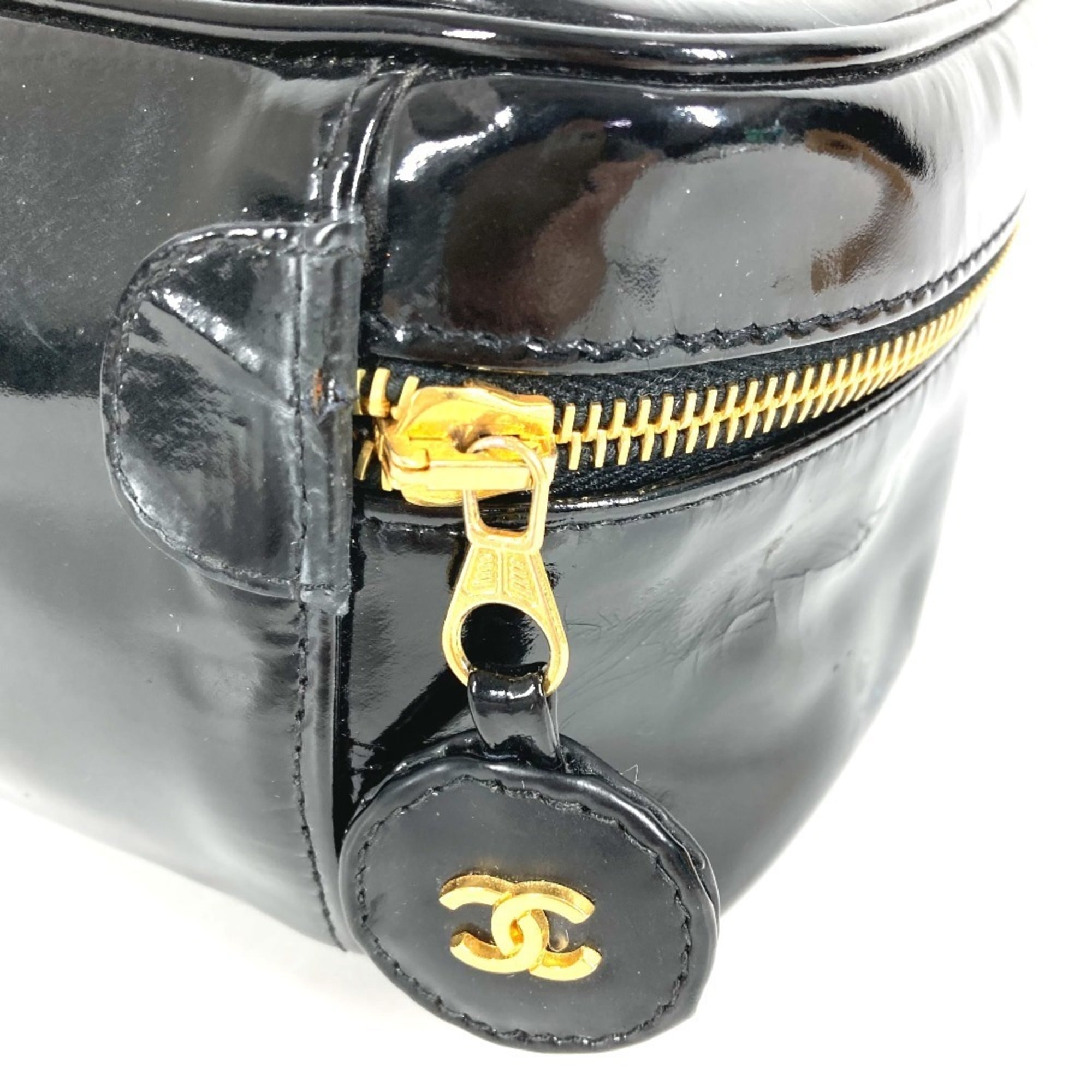 Chanel Black Handbag Vanity Bag (Pre-Owned)