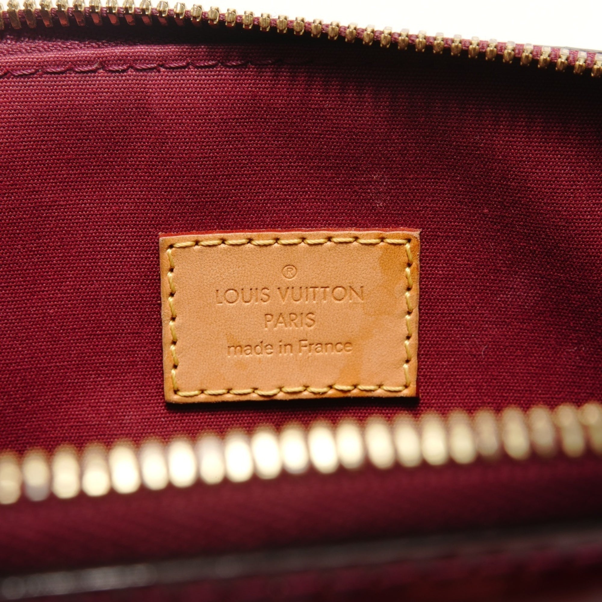 Louis Vuitton Monogram Vernis Red Color Monogram Vernis Handbag (Pre-Owned)