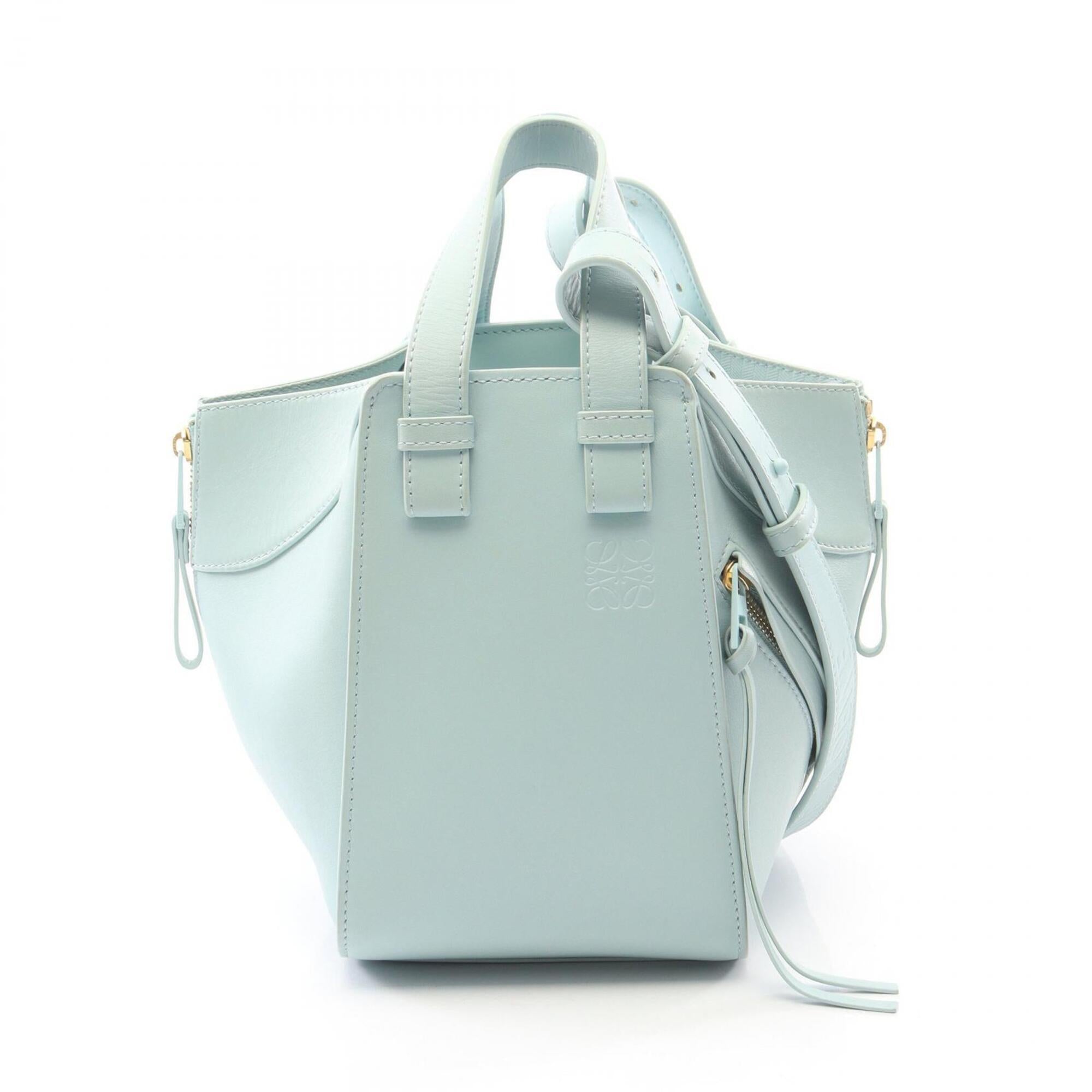 Loewe Hammock Blue Leather Handbag (Pre-Owned)
