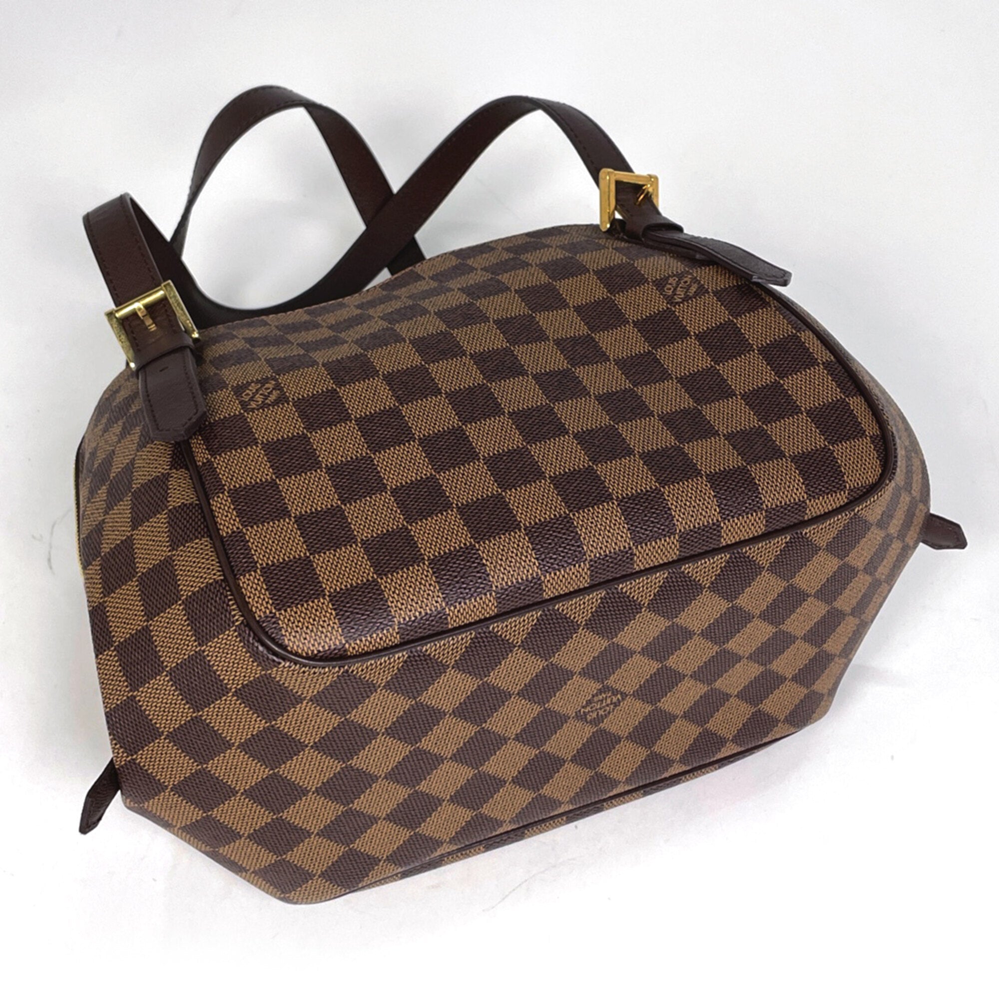 Louis Vuitton Brown Damier Canvas Handbag Shoulder Bag (Pre-Owned)