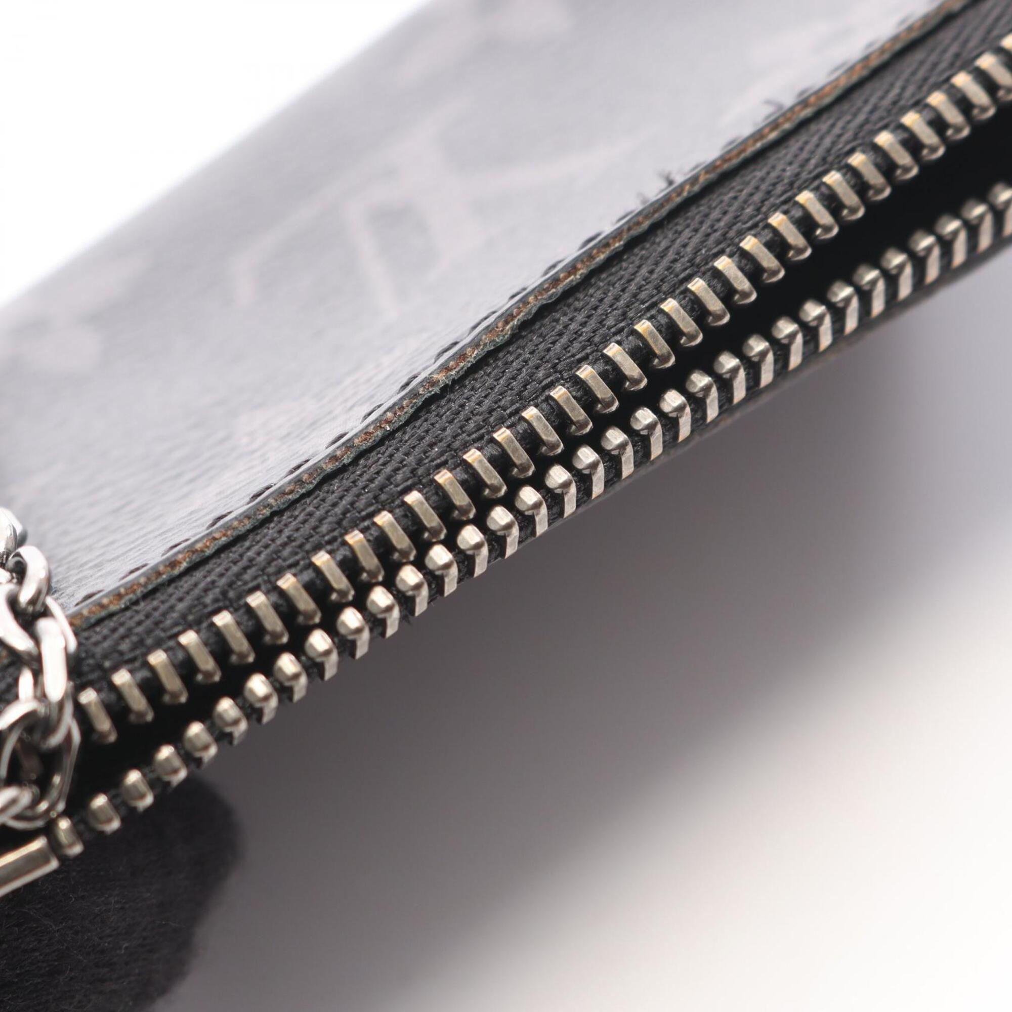Louis Vuitton Black Gray Pvc Coin Purse/Coin Case (Pre-Owned)
