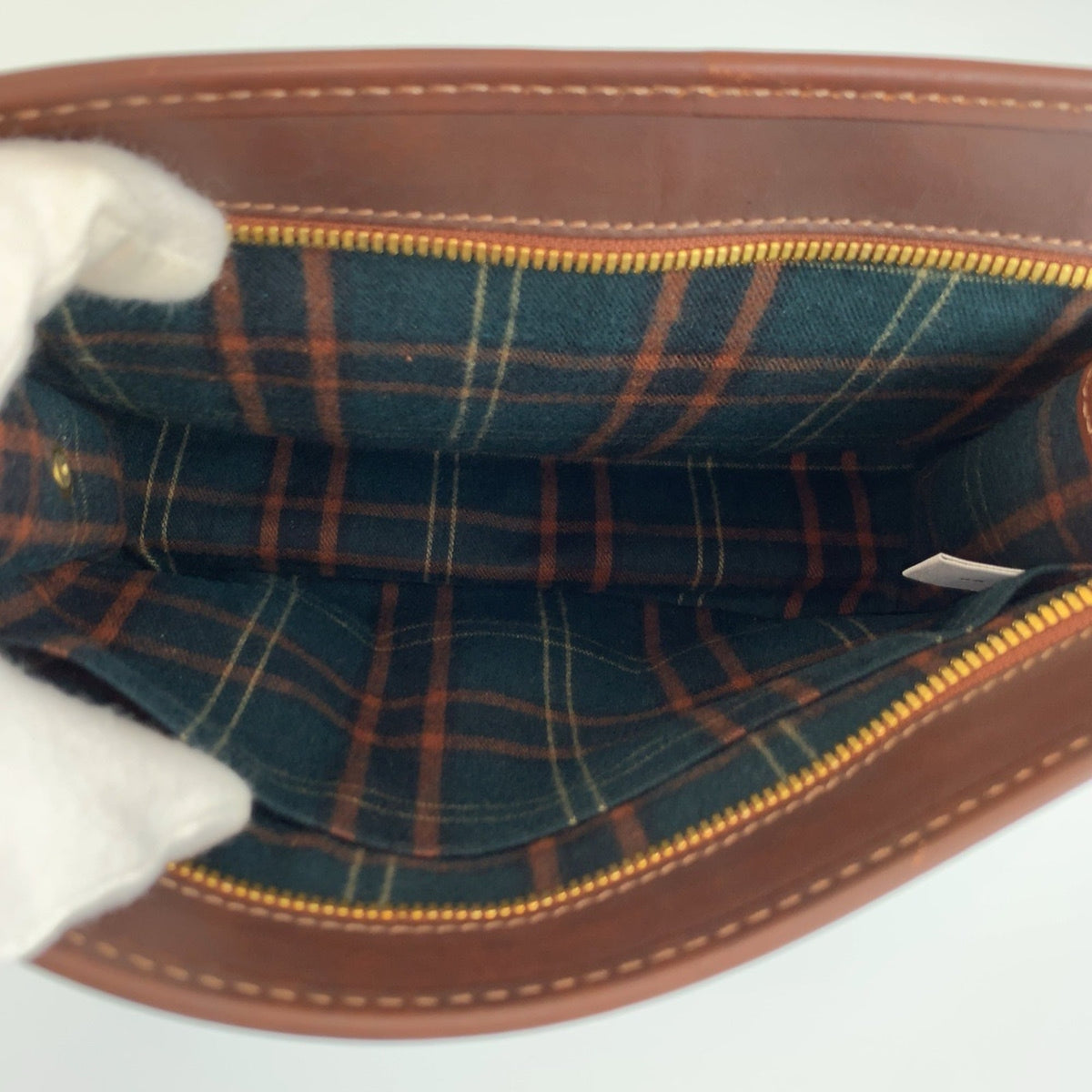 Dunhill Black Brown Pvc Leather Clutch Bag (Pre-Owned)