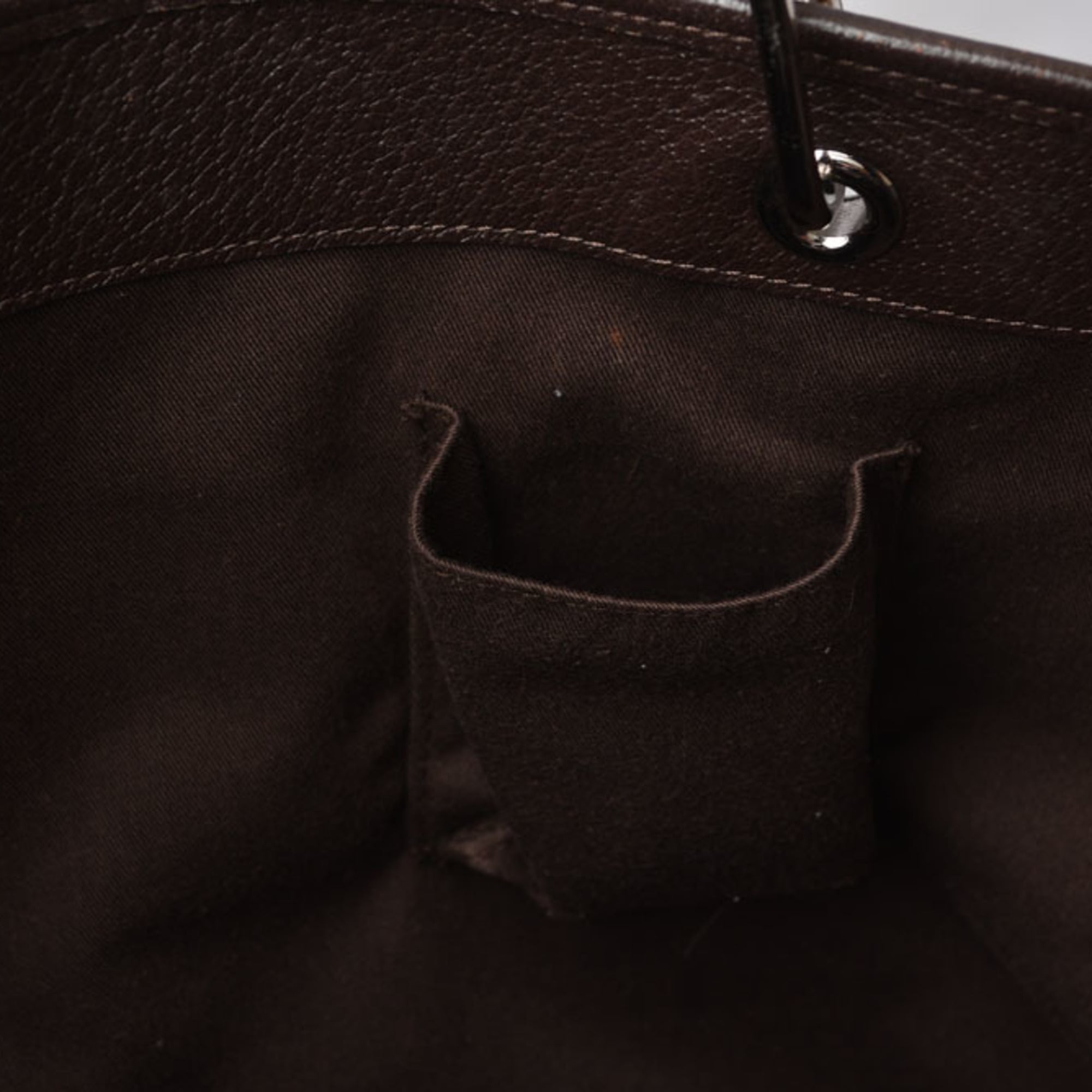 Gucci Beige Beige Brown Brown Gg Canvas Tote Bag (Pre-Owned)