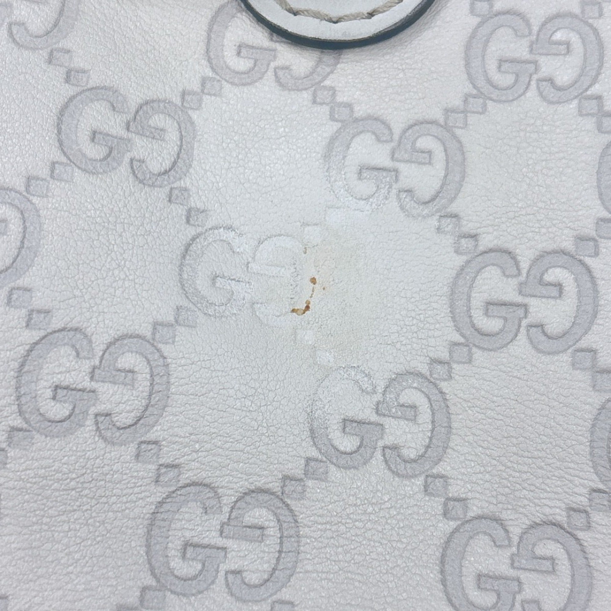 Gucci Beige Leather Shoulder Bag Tote Bag (Pre-Owned)