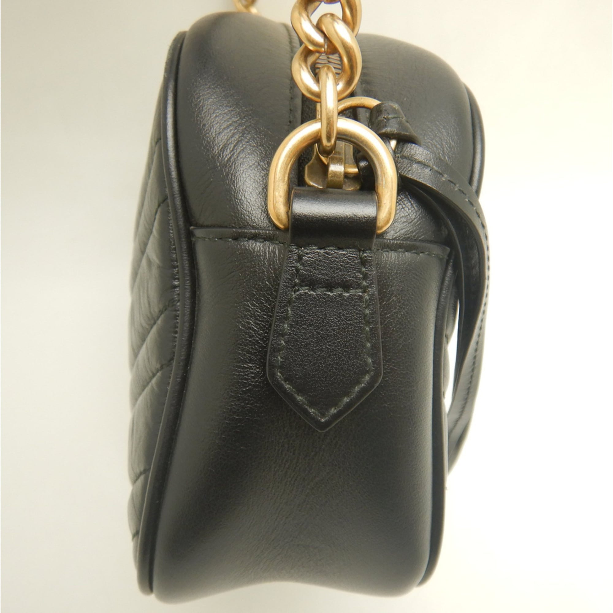 Gucci Black Leather Shoulder Bag (Pre-Owned)