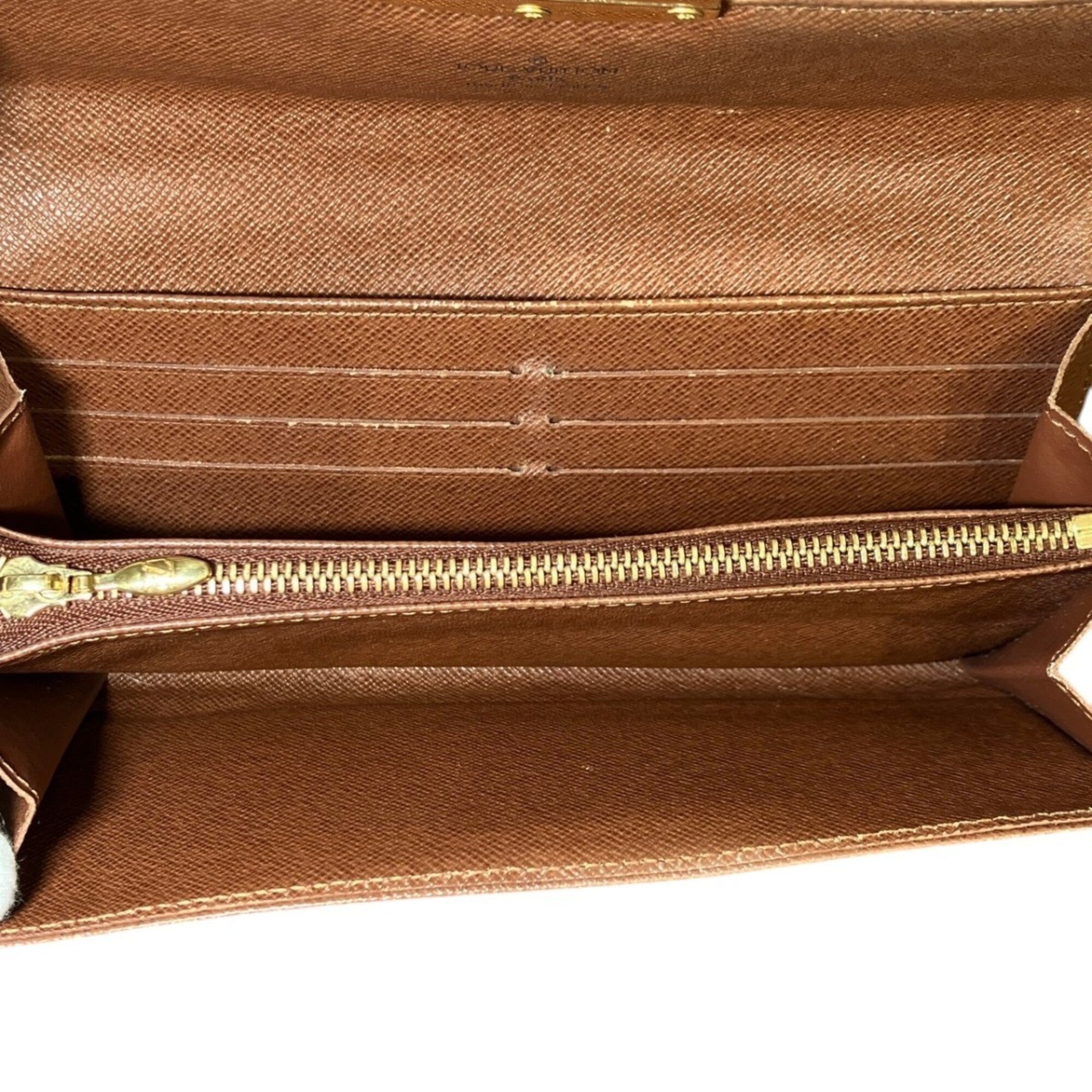 Louis Vuitton Brown Monogram Monogram Long Wallet (Bi-Fold) (Pre-Owned)