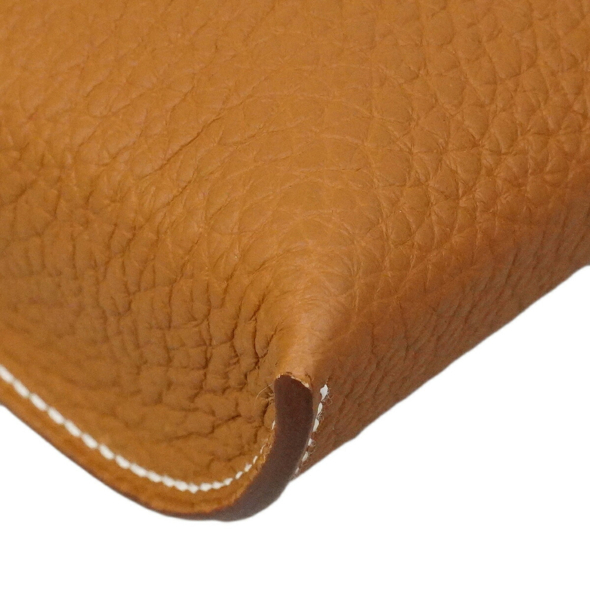 Hermes Gold Togo Leather Shoulder Bag (Pre-Owned)