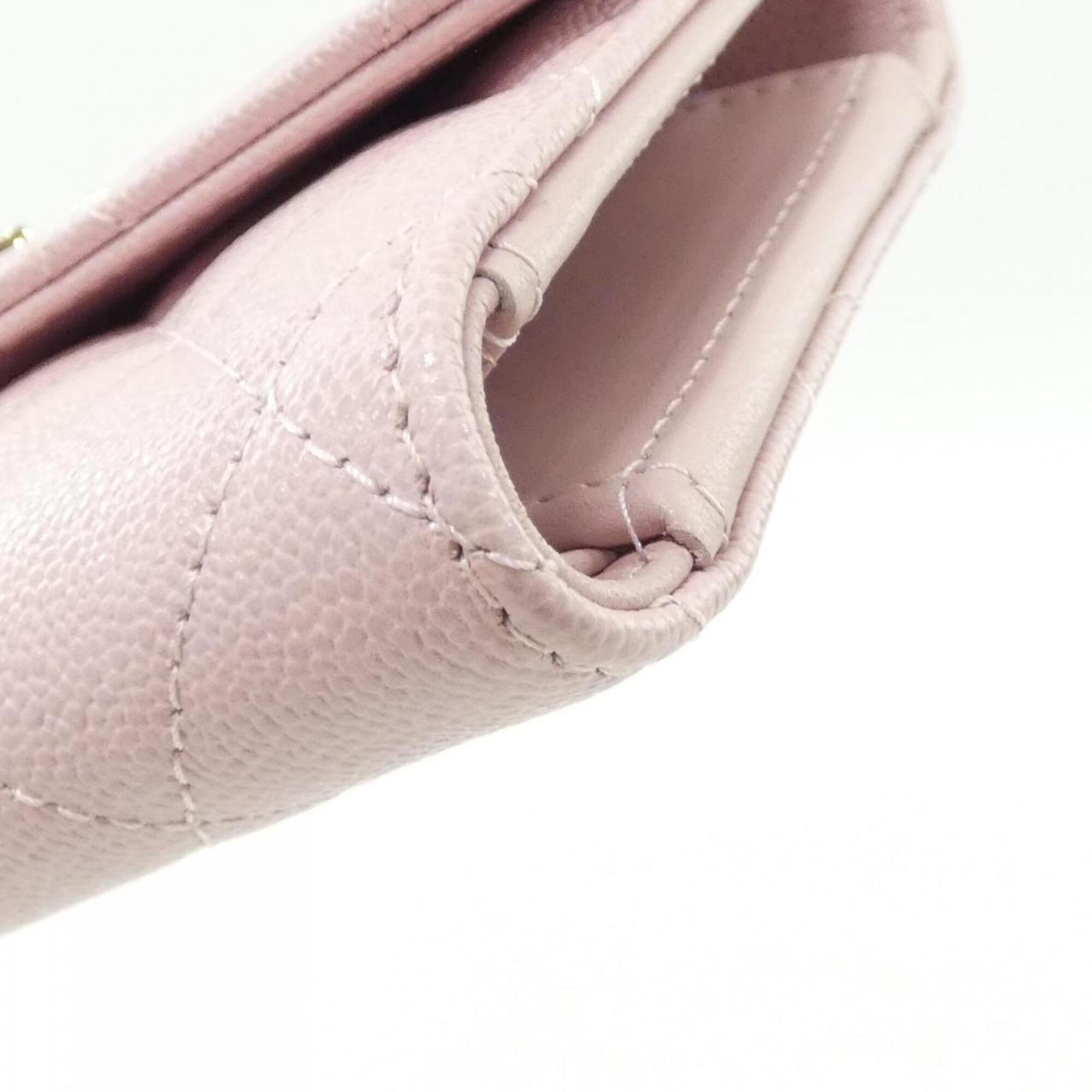 Chanel Pink Grained Calfskin (Pre-Owned)