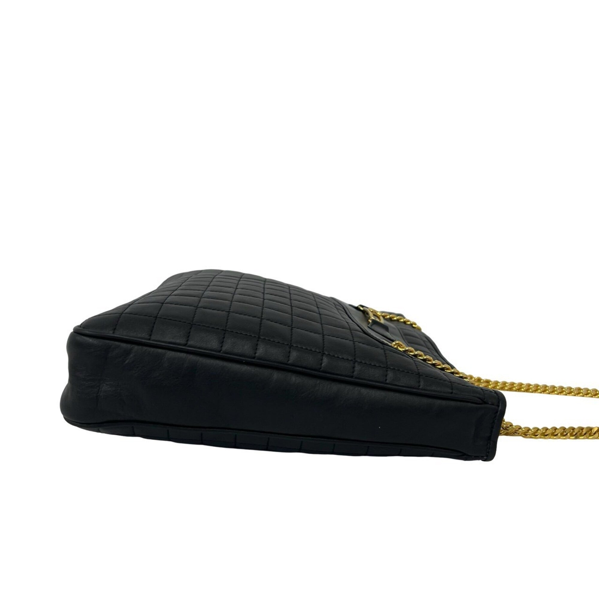 Celine Black Leather Shoulder Bag Tote Bag (Pre-Owned)
