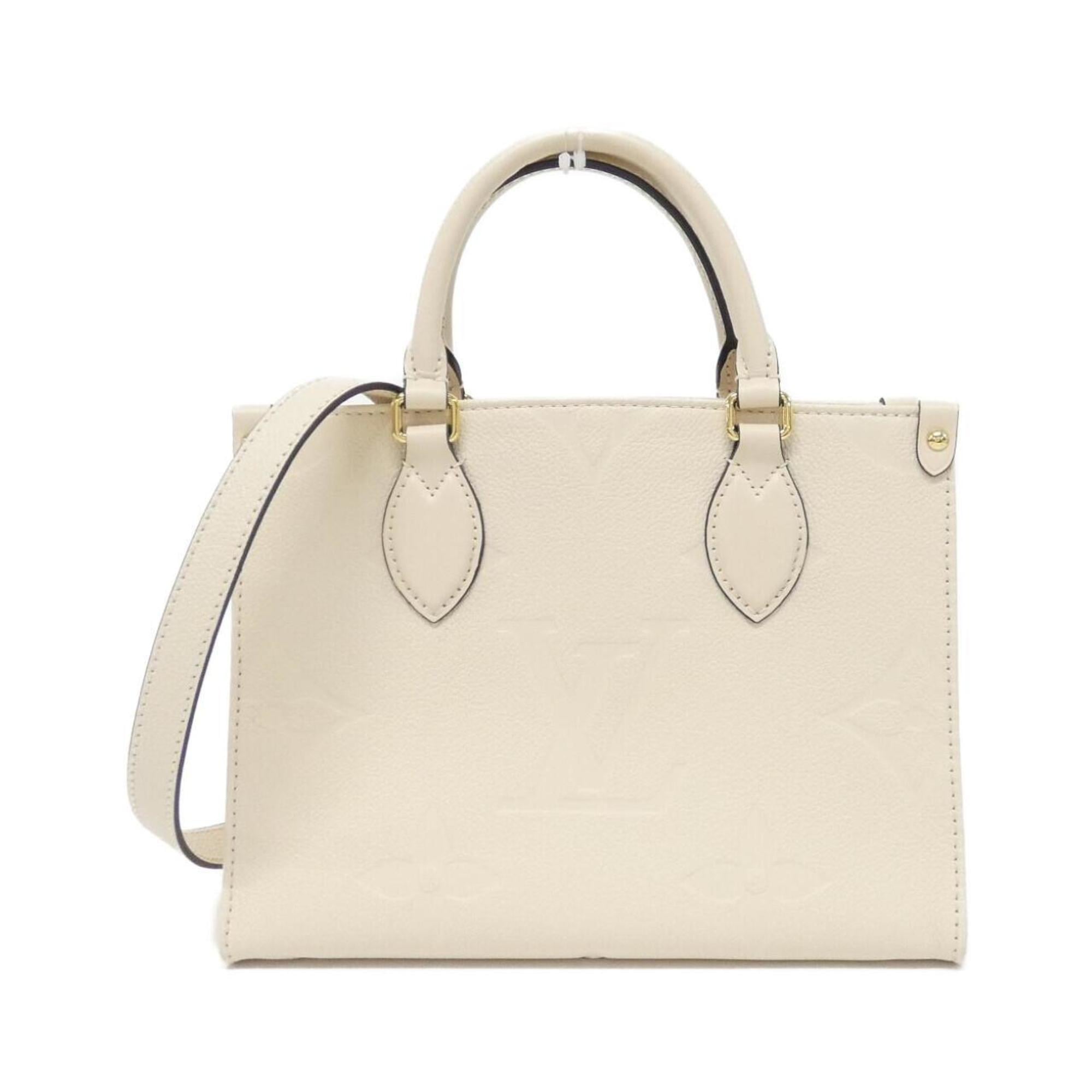 Louis Vuitton Beige Leather Handbag (Pre-Owned)