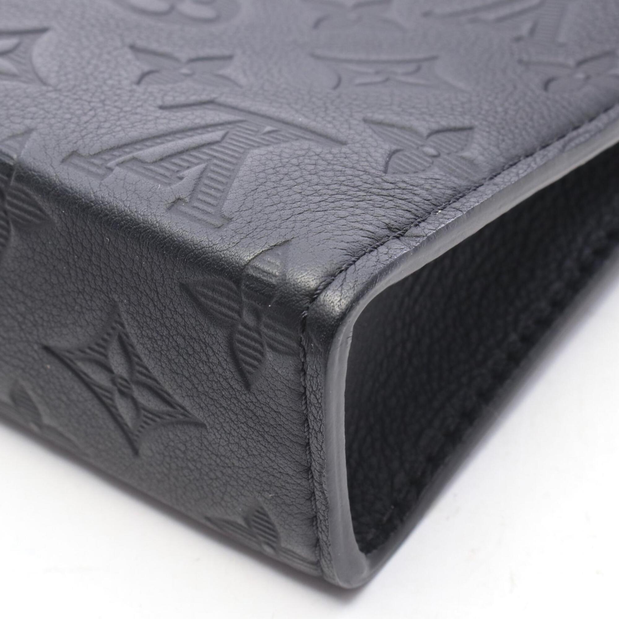 Louis Vuitton Monogram Shadow Black Monogram Shadow Handbag Shoulder Bag (Pre-Owned)