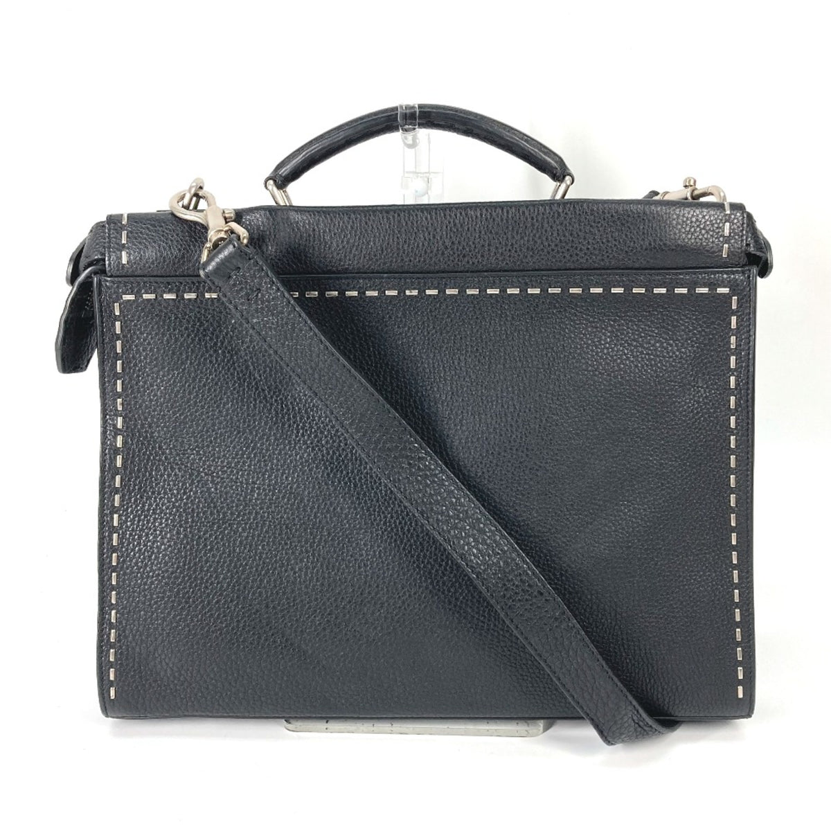 Fendi Black Leather Handbag (Pre-Owned)