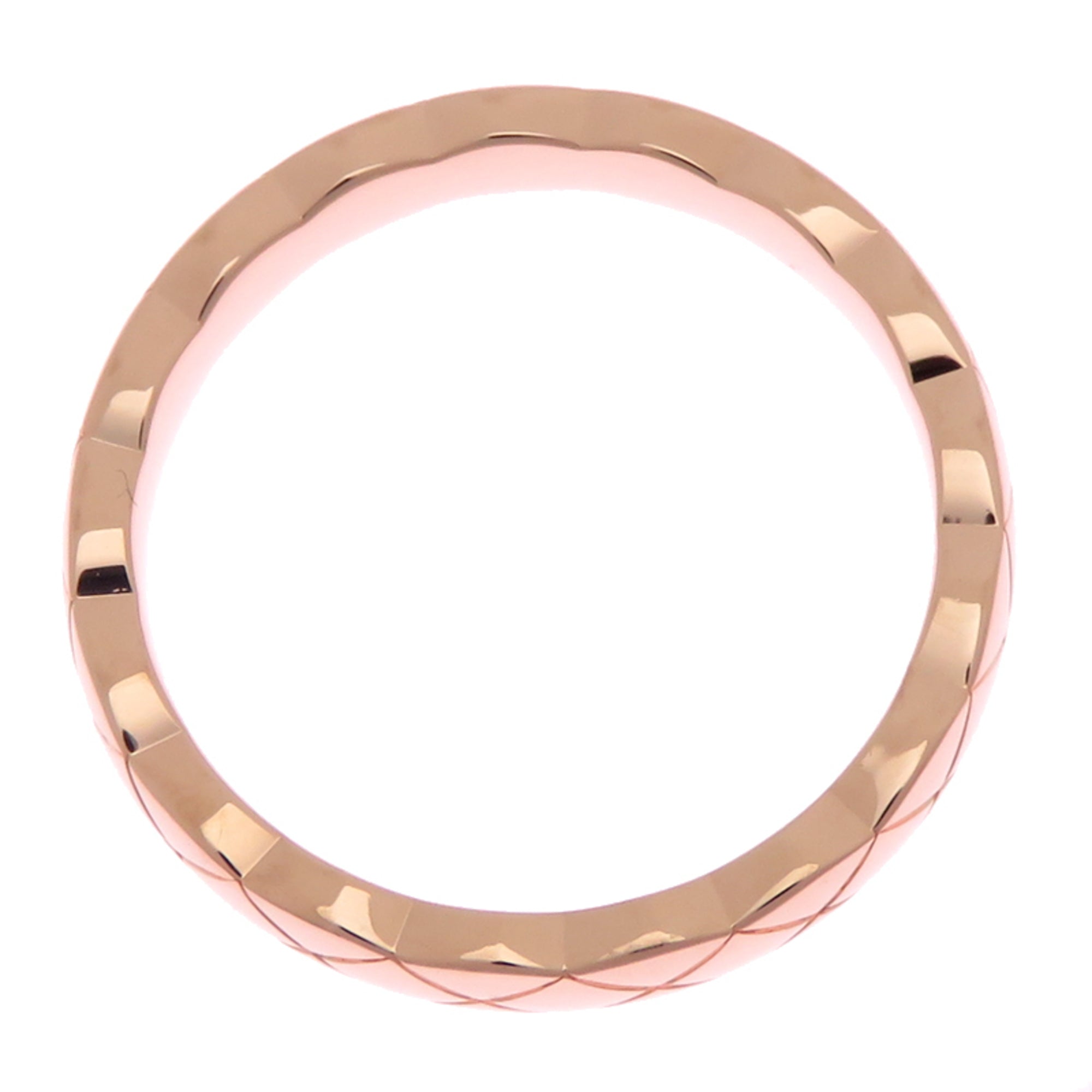 Chanel Pink Gold (18K) Band Ring (Pre-Owned)