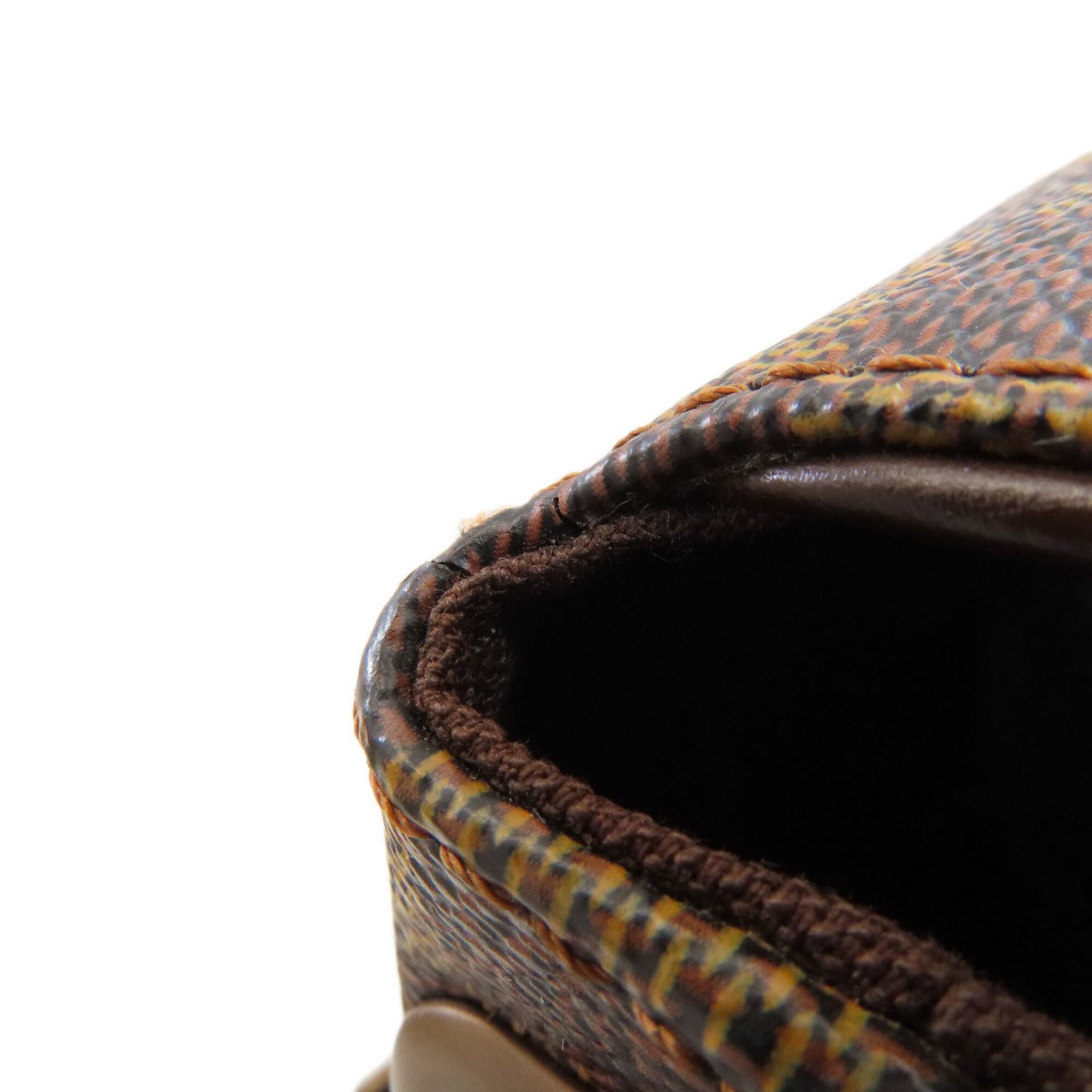 Louis Vuitton Damier Canvas Ebene Damier Canvas Shoulder Bag (Pre-Owned)